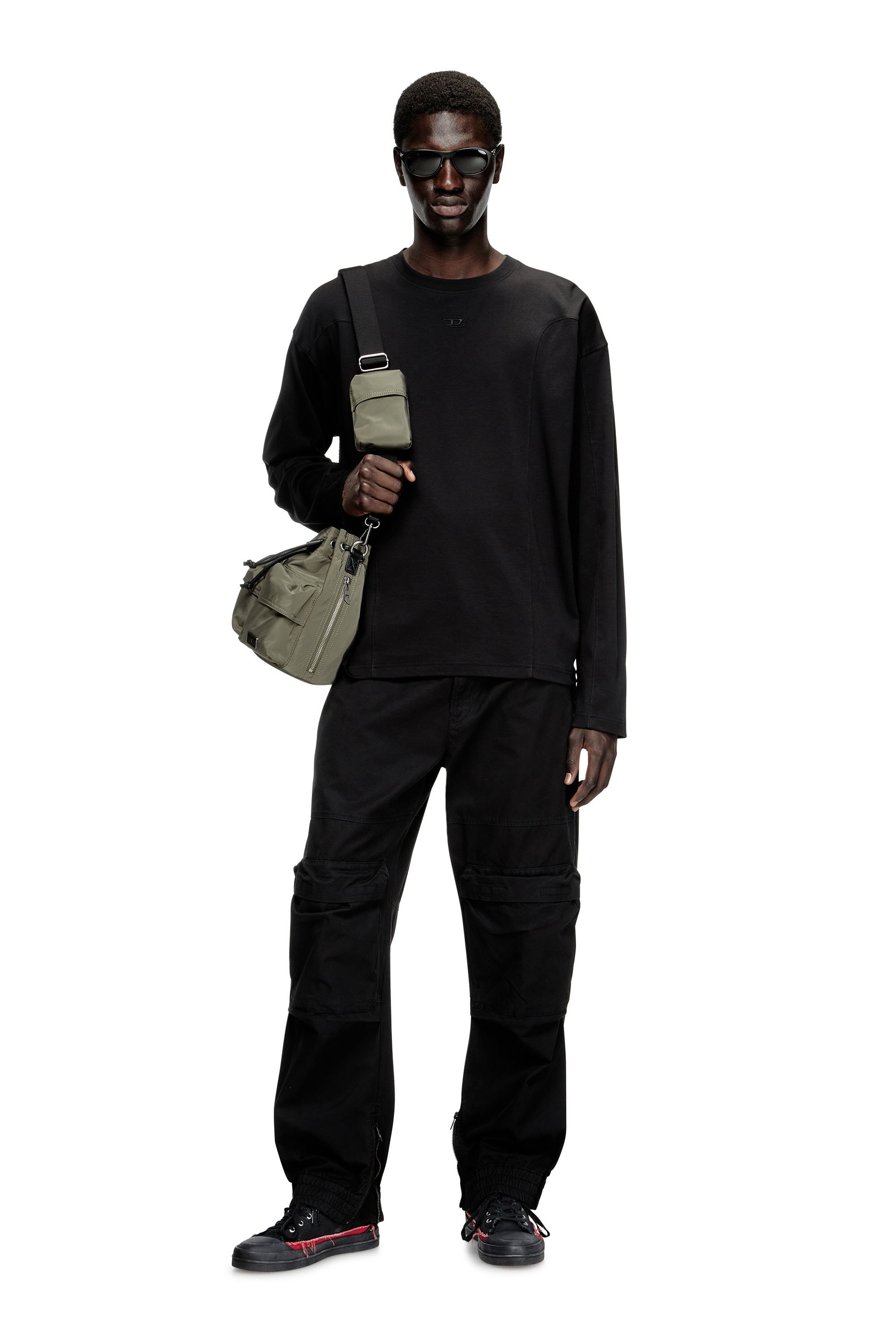 Diesel - T-BOXT-LS-INT, Camiseta de manga larga con paneles Hombre in ToBeDefined - 2