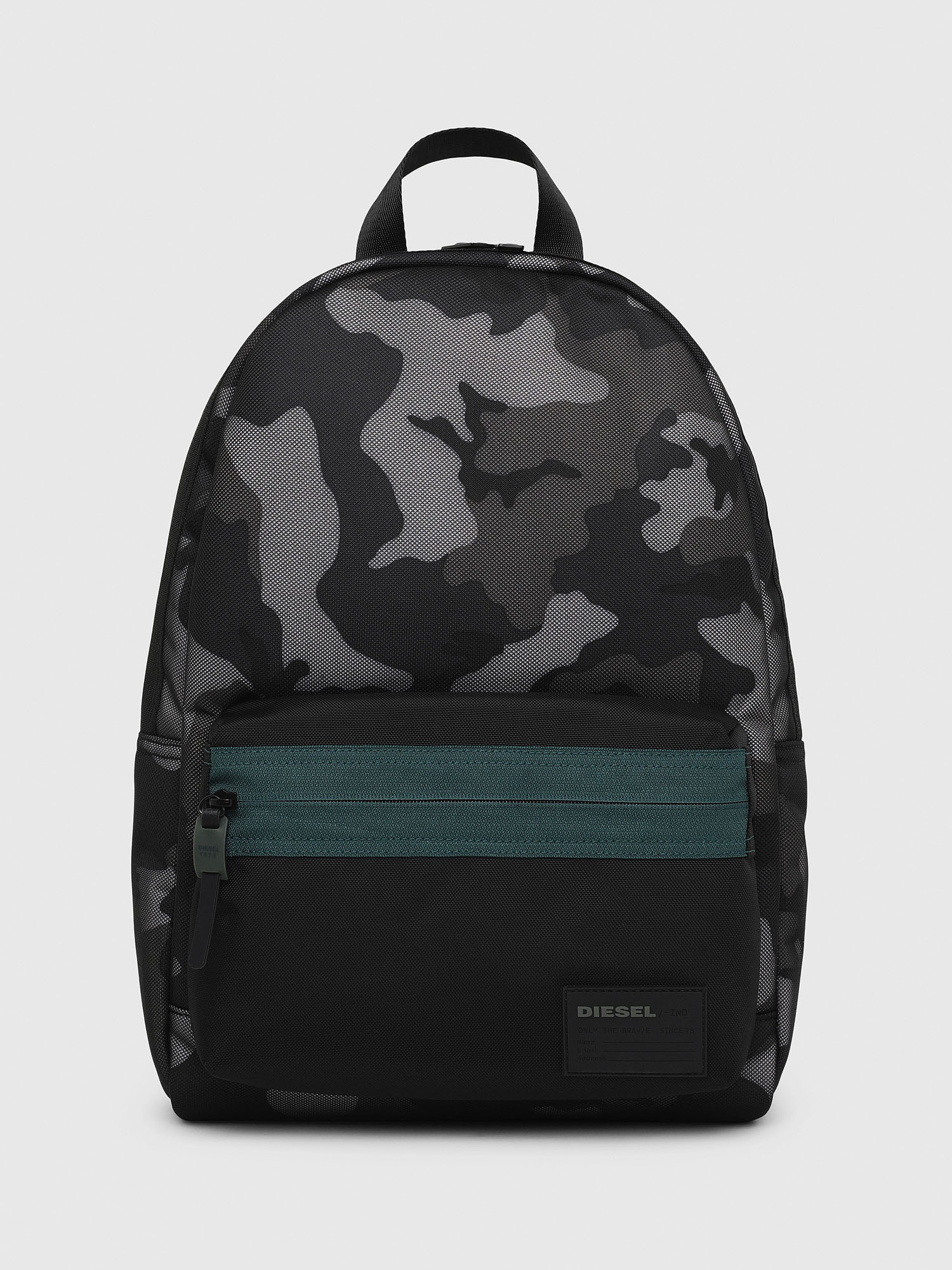 MIRANO Man Backpack in camo print mesh Diesel