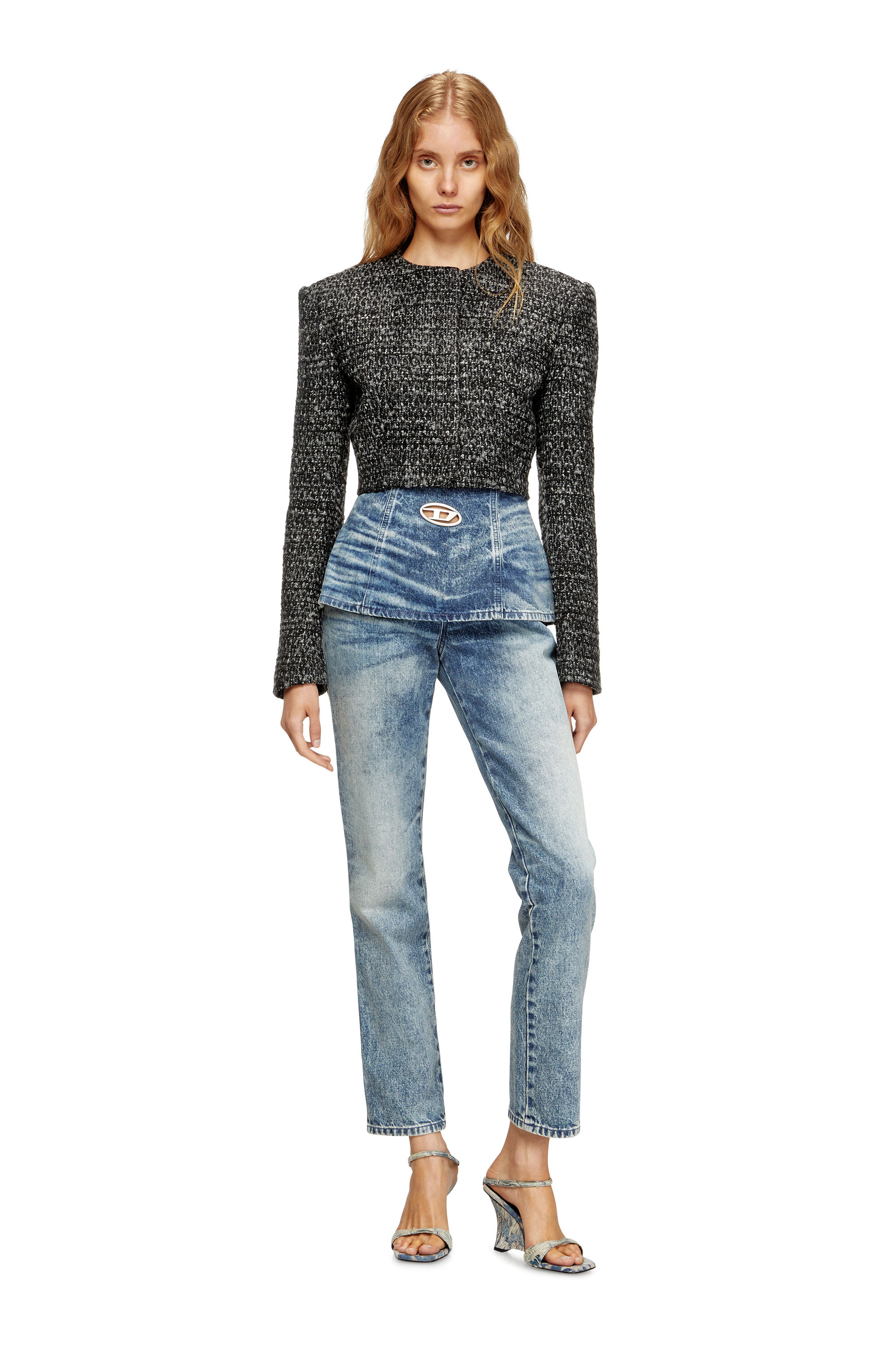 Diesel - Slim Jeans D-Hourjian 007DA Mujer, Azul Claro - 2
