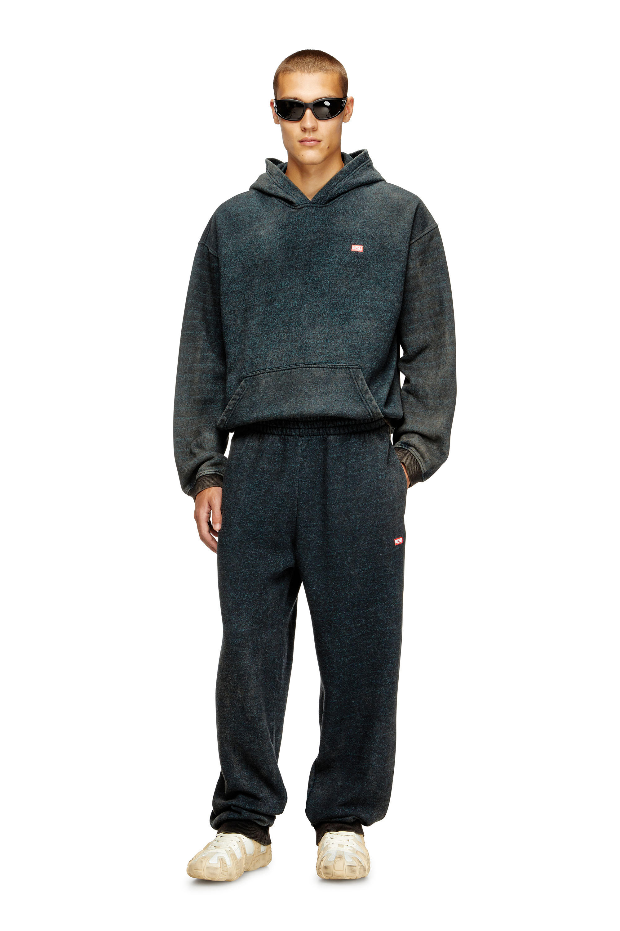 Diesel - P-MARKY-CUFF, Man's Drawstring pants with ribbed trim in null - 2