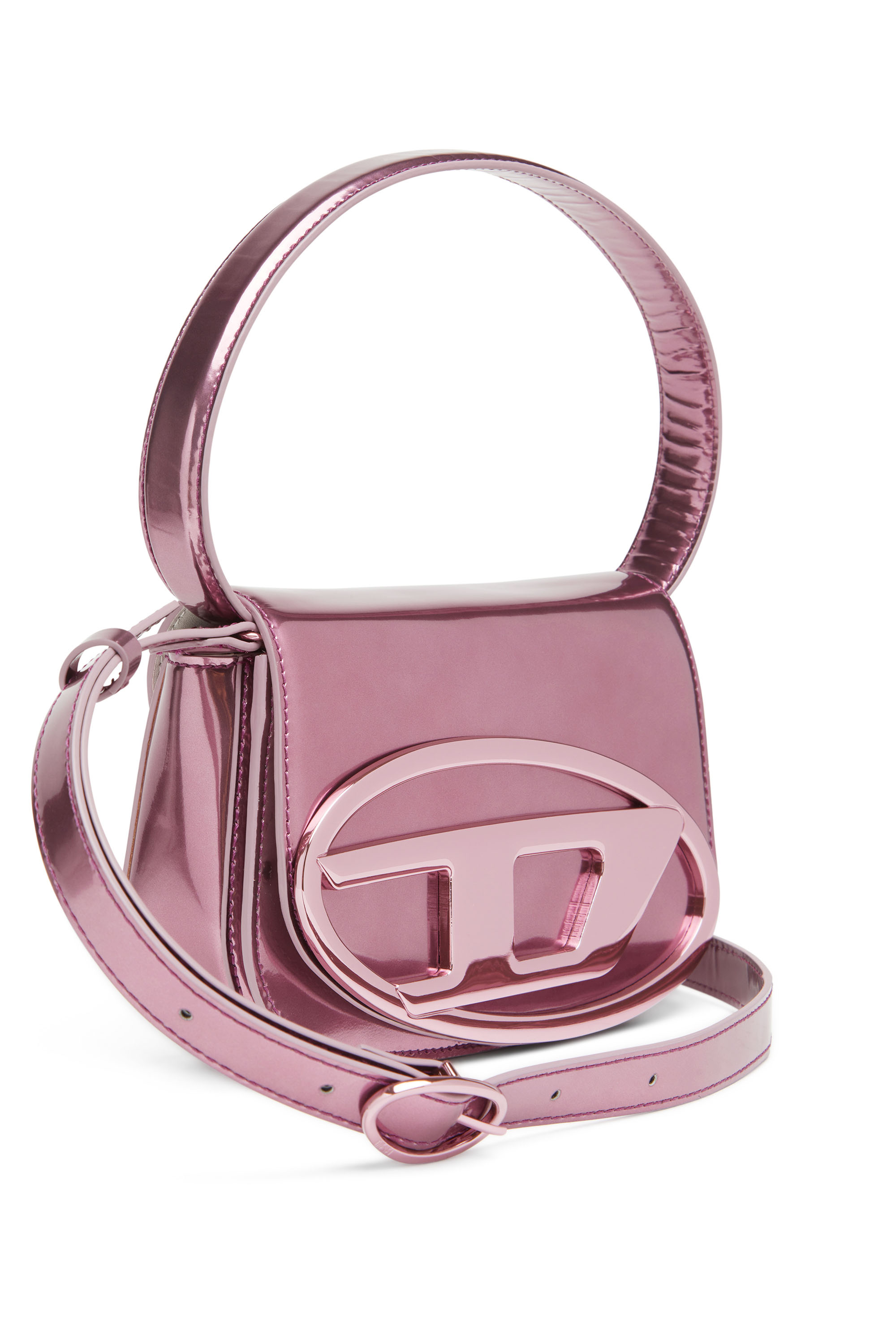 1dr shoulder bag in mirrored leather