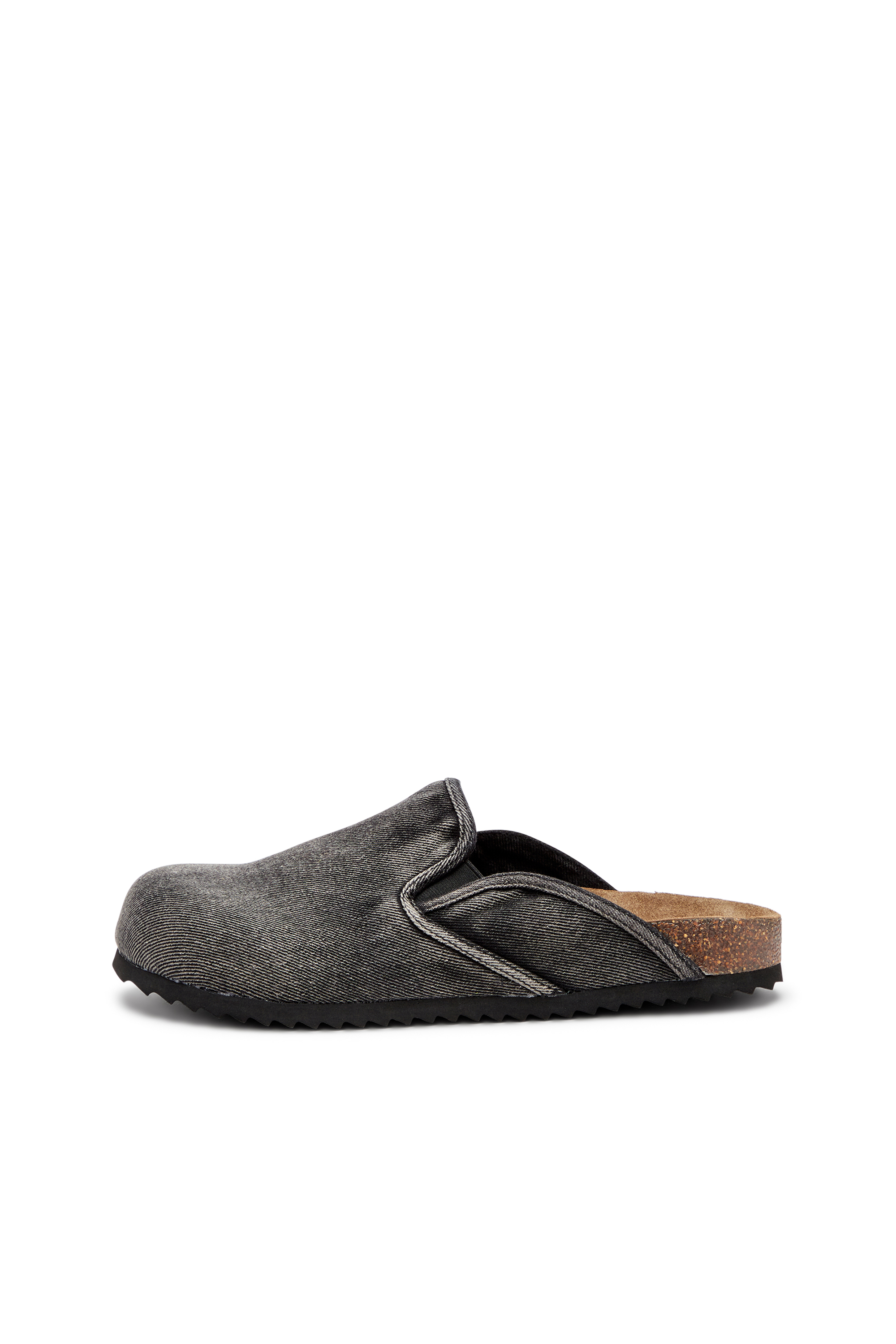 Diesel - D-WOODSTOCK SLIP-ON, Zapatos planos sin talón en cuero napa Hombre in Negro - 7