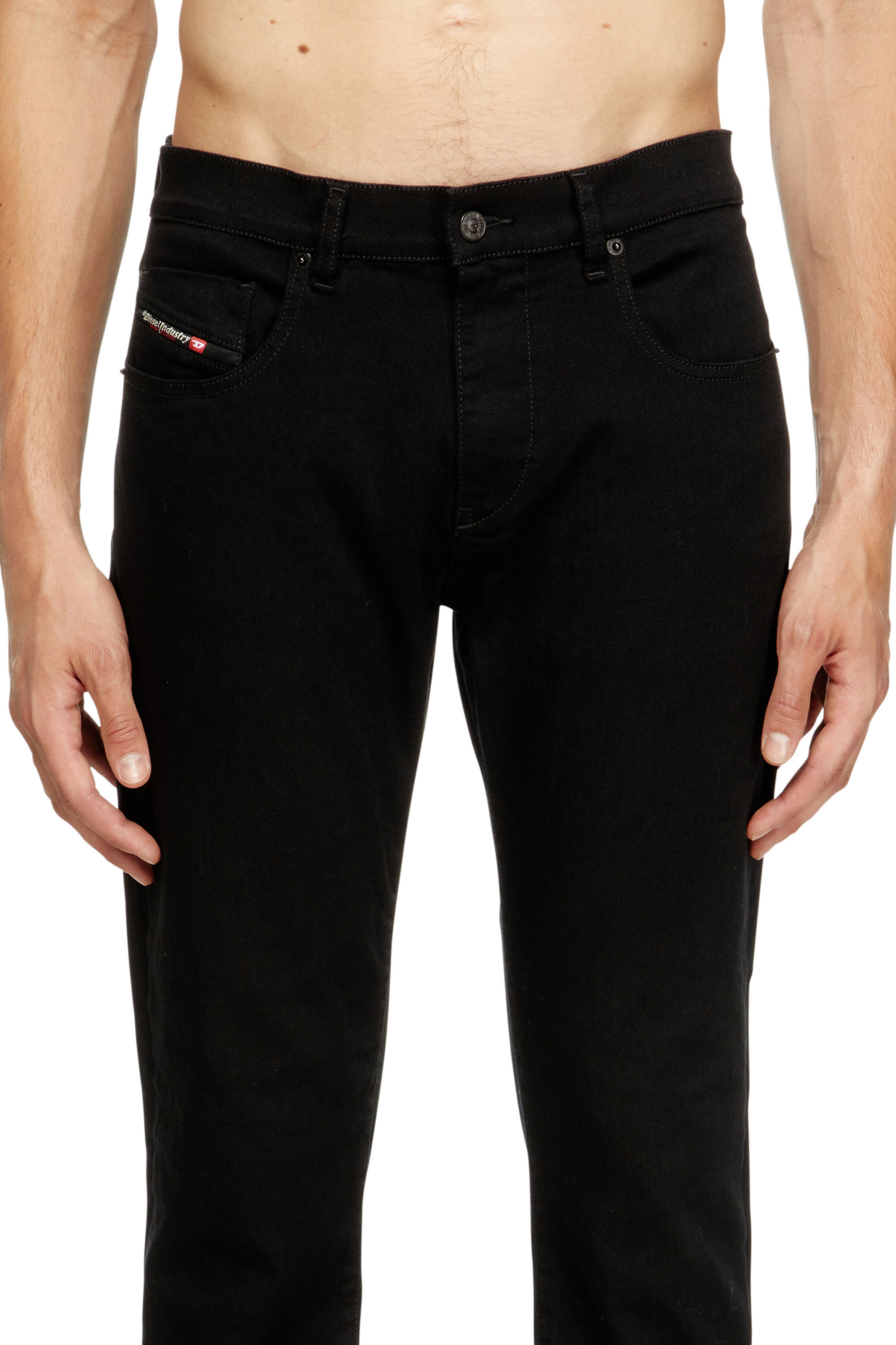 送料無料 通販  2019 D-STRUKT Man Slim fit Jeans, stretch denim | Black/Dark パンツ