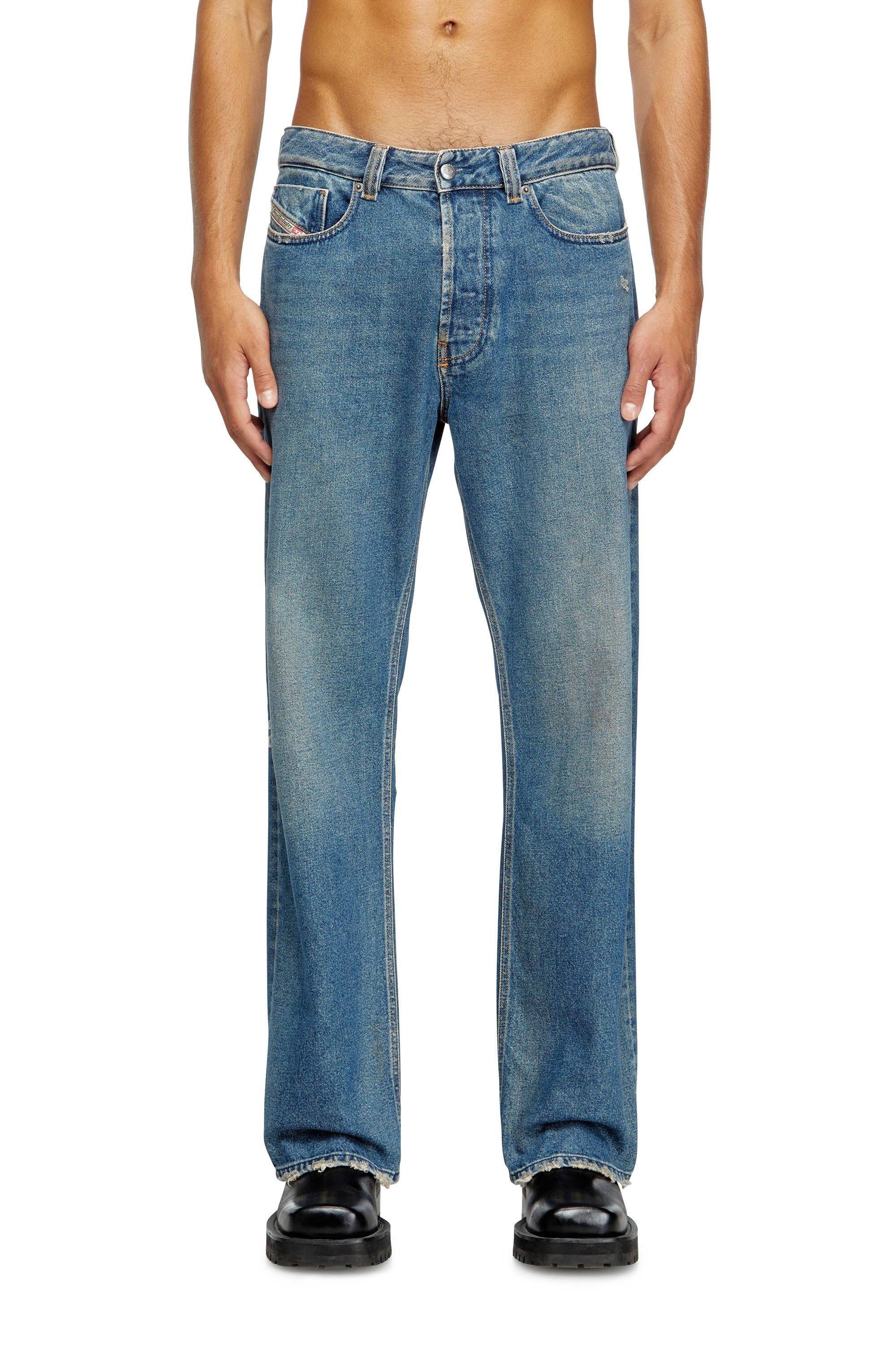 Diesel - Relaxed Jeans 1980 D-Eeper 09J79 Hombre, Azul medio - 1