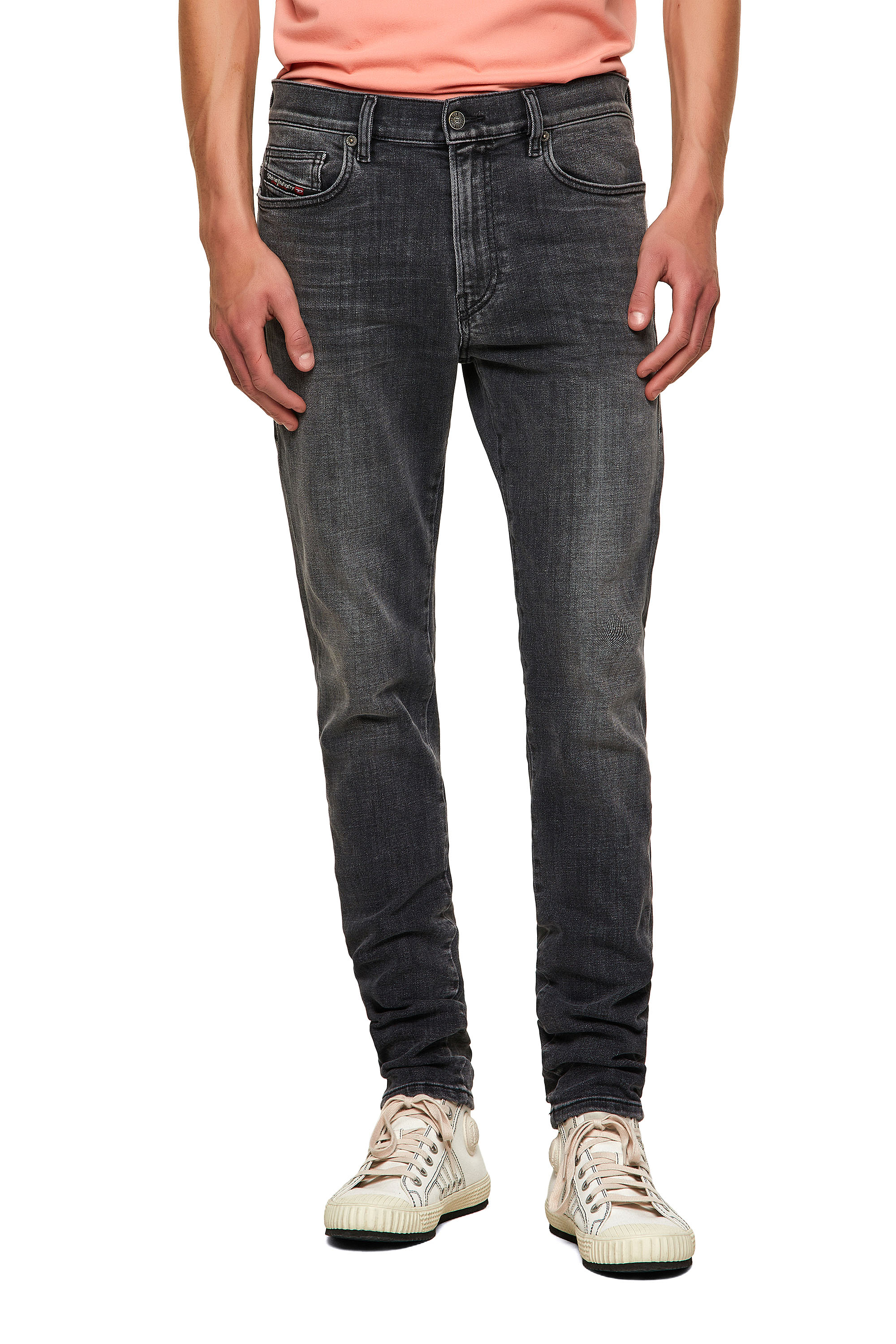 Diesel - D-Amny 09A18 Skinny Jeans, Negro/Gris oscuro - Image 2