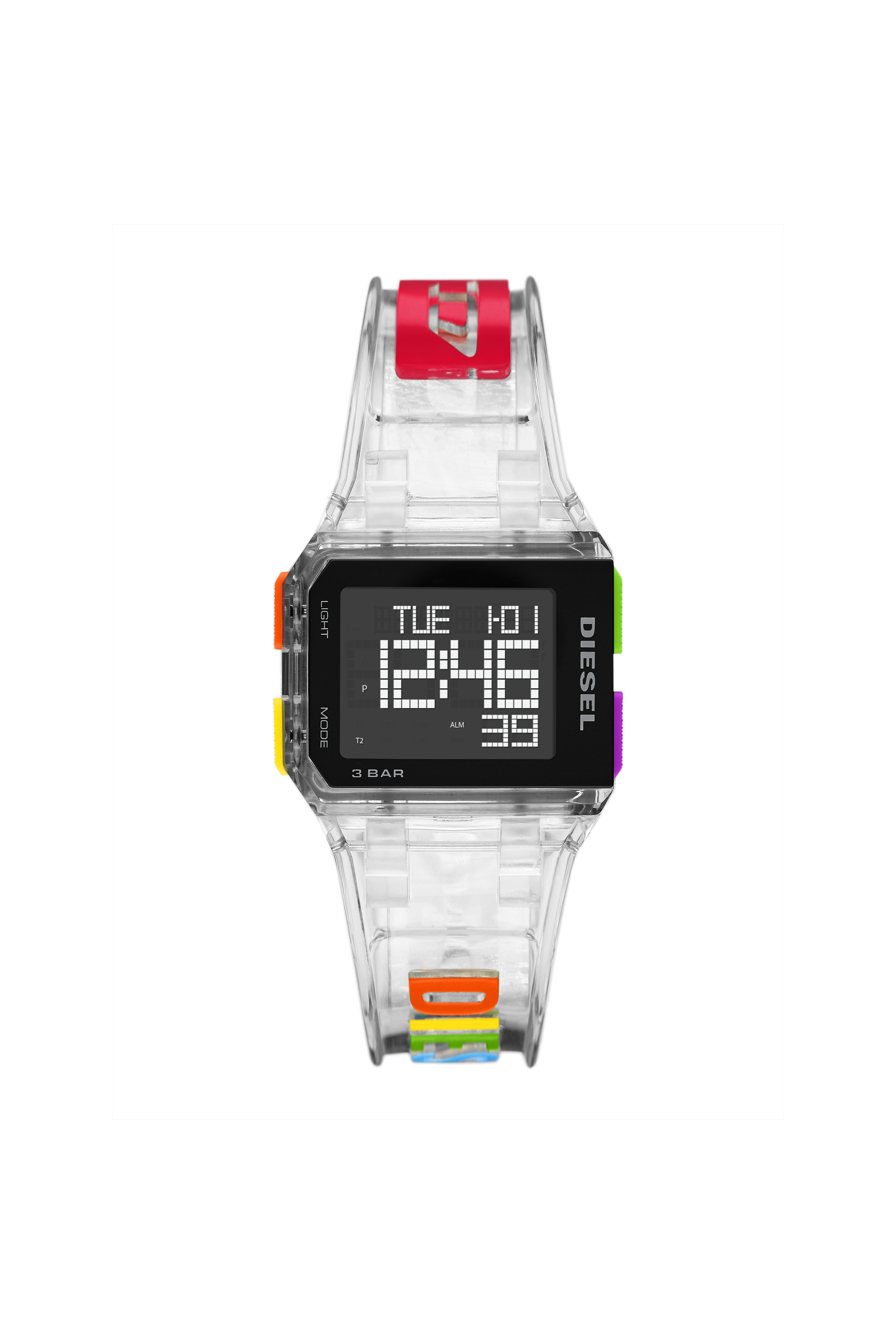 DZ1935 : Limited-edition Chopped digital transparent watch | Diesel