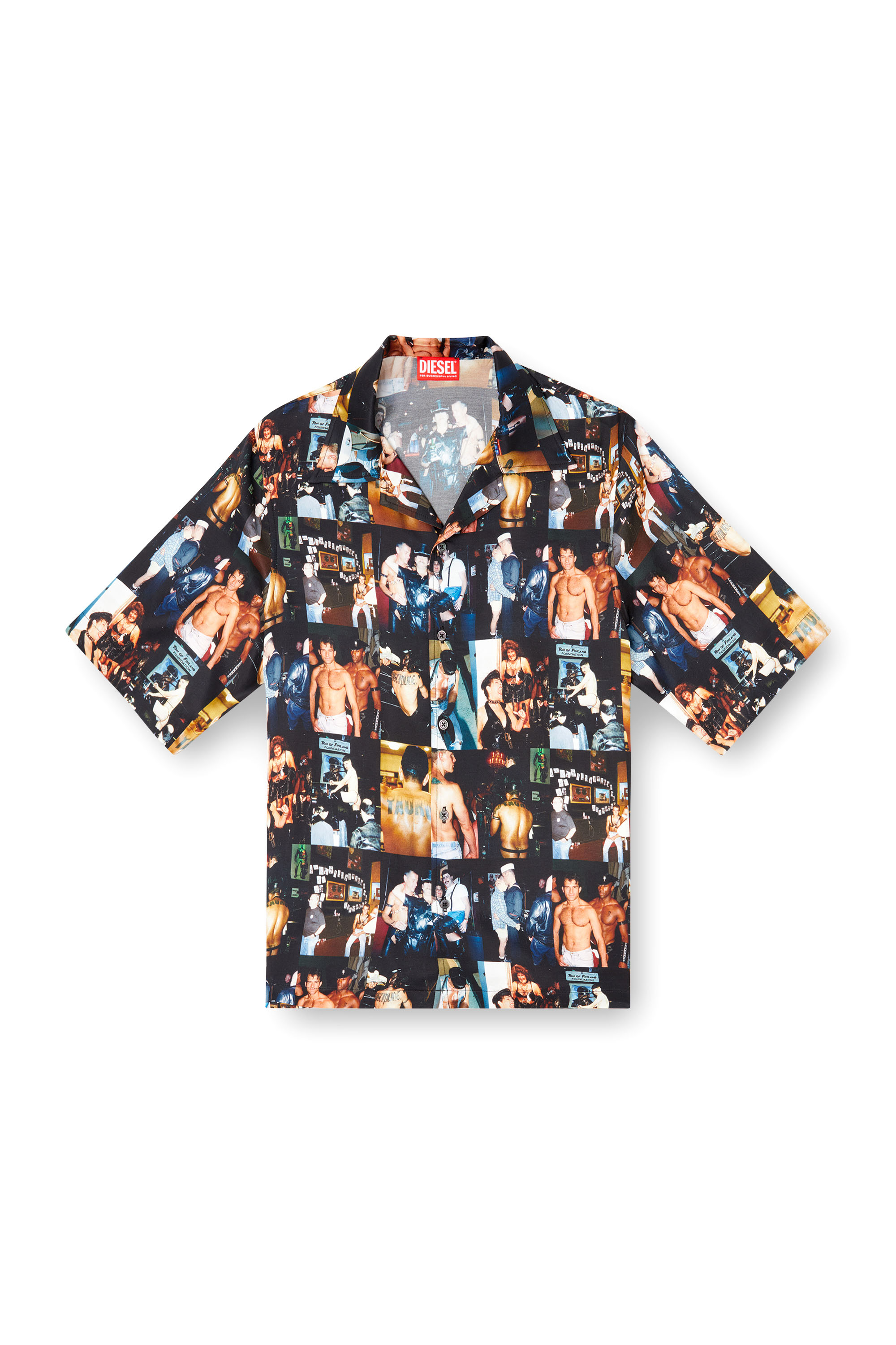 Diesel - PR-S-MEC-TOM25, Camisa de bolos con estampados gráficos Unisex in Negro - 3