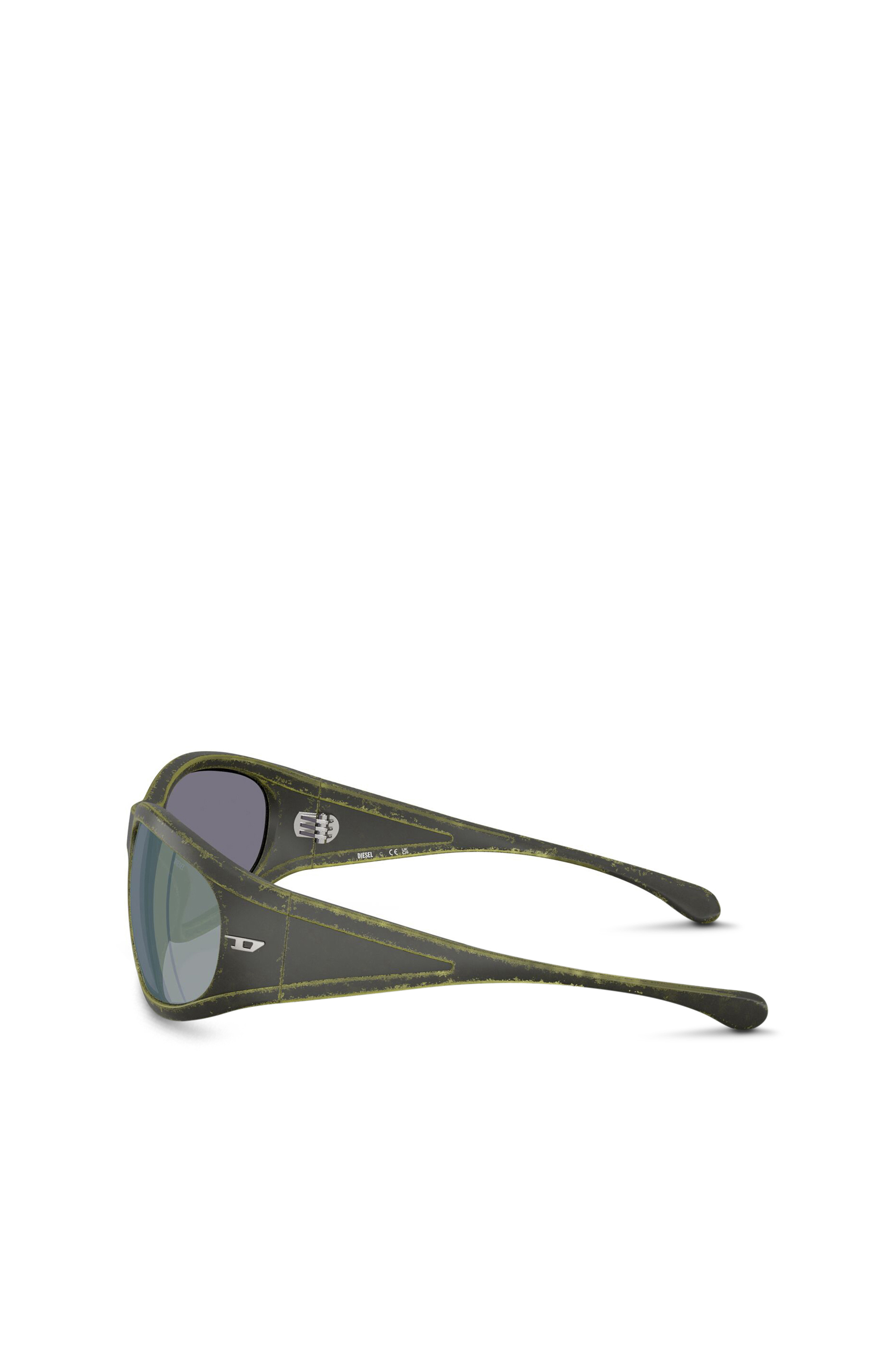 Diesel - 0DL3002, Gafas de sol rectangulares en acetato Unisex in Verde - 2