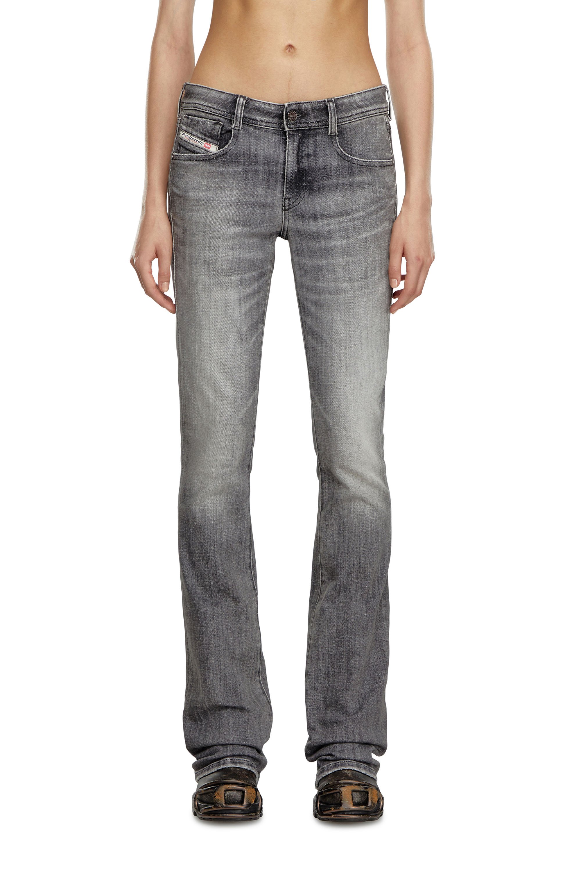 Diesel - Woman's Bootcut and Flare Jeans 1969 D-Ebbey 09J29, Grey - 2