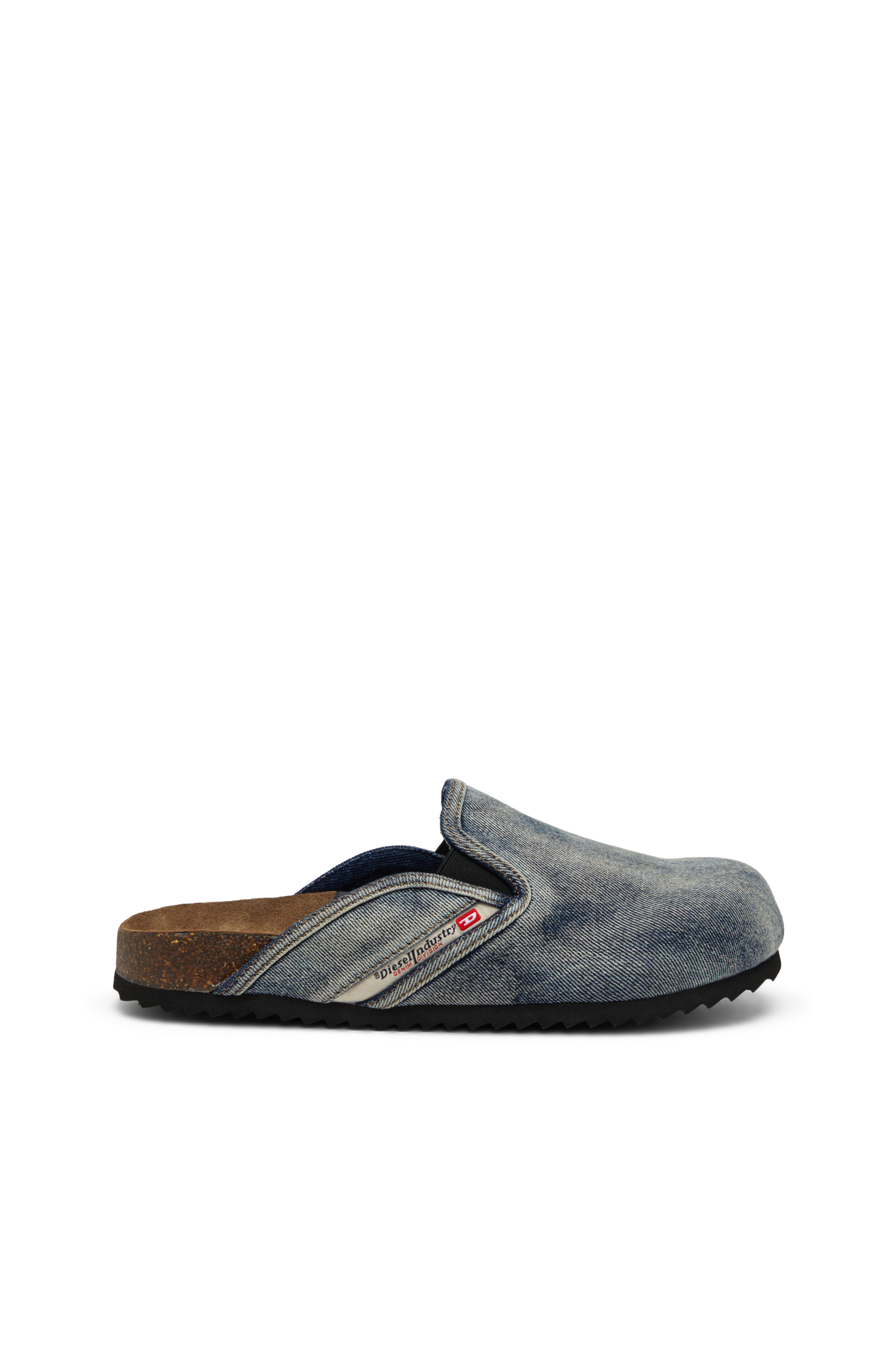 Diesel - D-WOODSTOCK SLIP-ON, Zapatos planos sin talón en cuero napa Hombre in Azul marino - 1