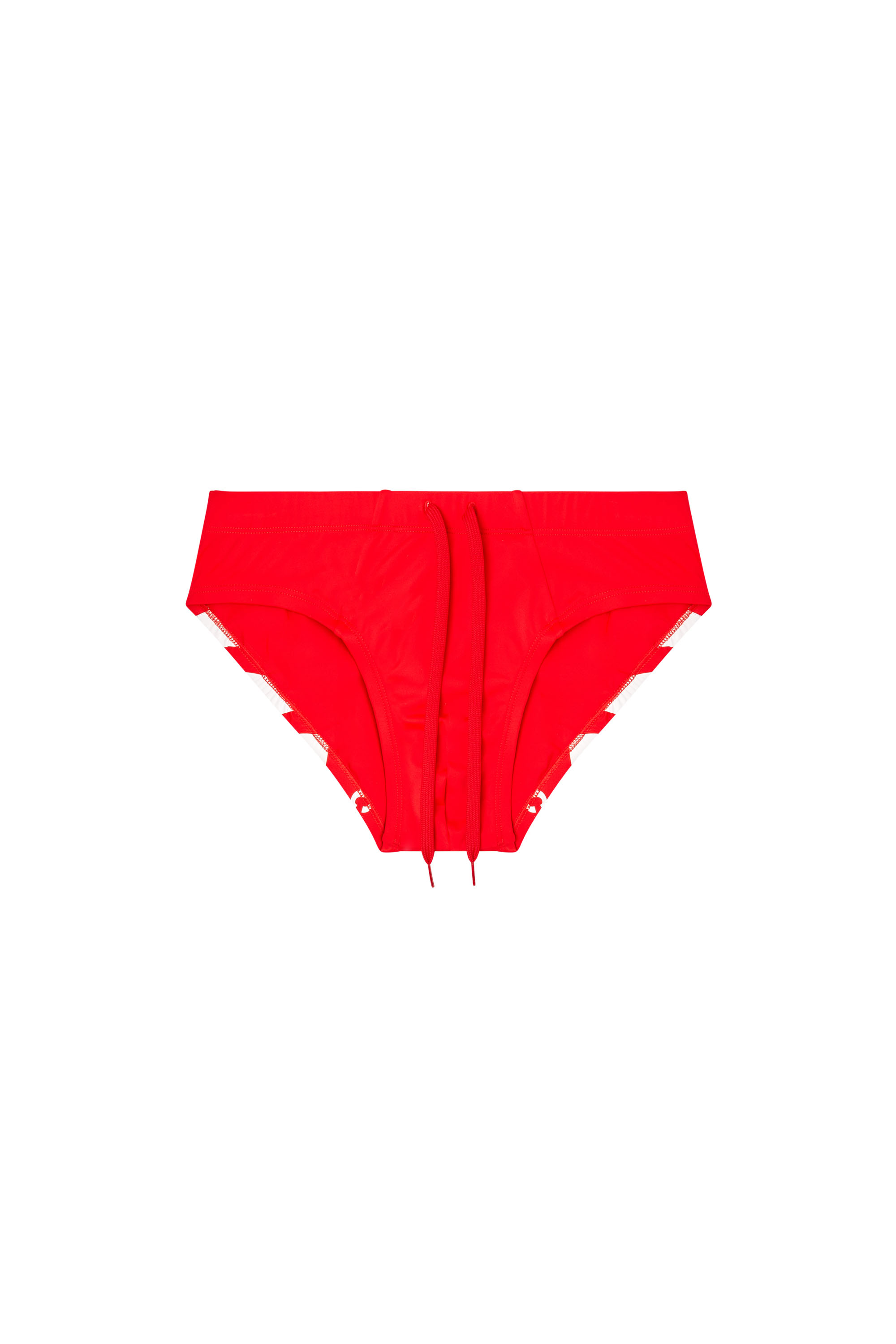 Diesel - ALFIE-D-CORE, Man's Swim briefs with logo back in Red - 4