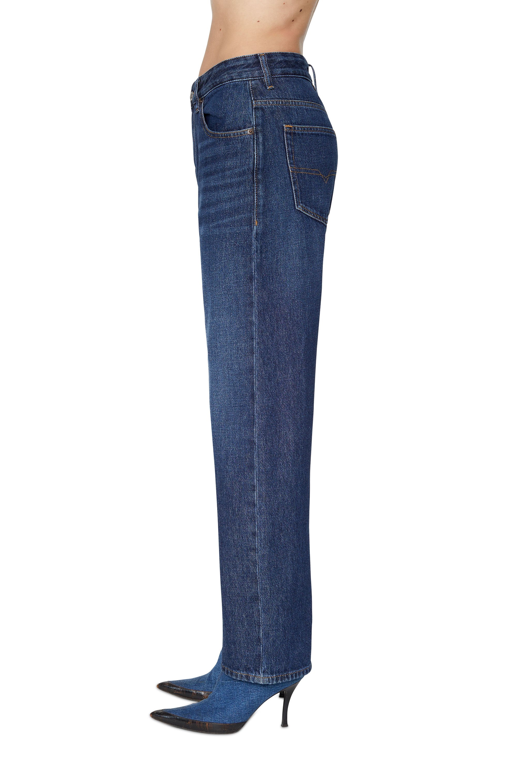 DIESEL◆デニム｜Straight Jeans 1999 D-Reggy 09k32 Women's Regular Jeans | Medium blue | Diesel 1999 D-Reggy