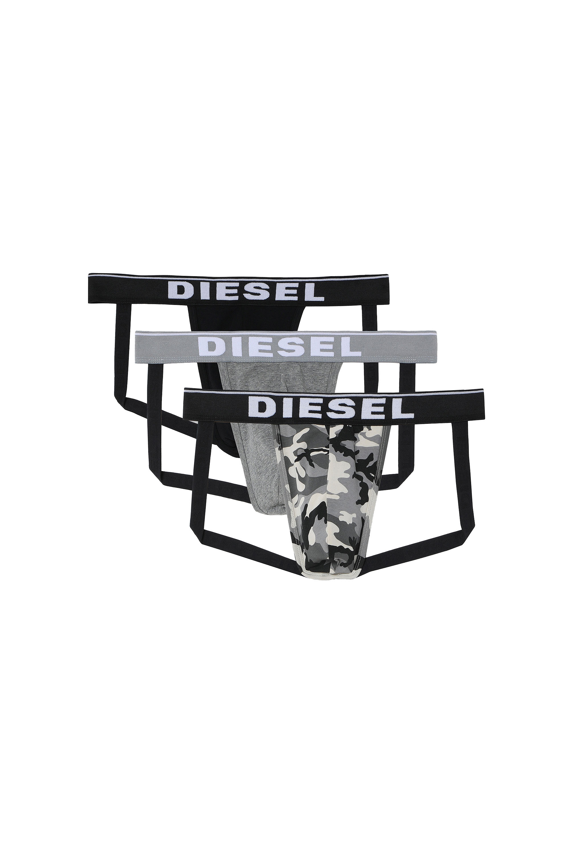 Diesel - UMBR-JOCKYTHREEPACK, Grey/Black - Image 3