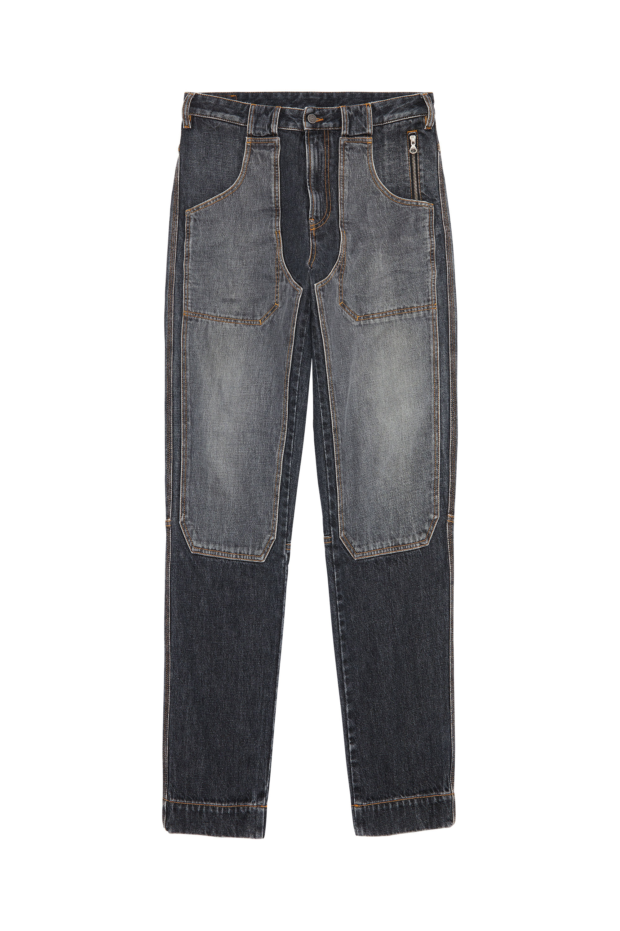 Diesel - P-5-D 007G4 Straight, Negro/Gris oscuro - Image 6