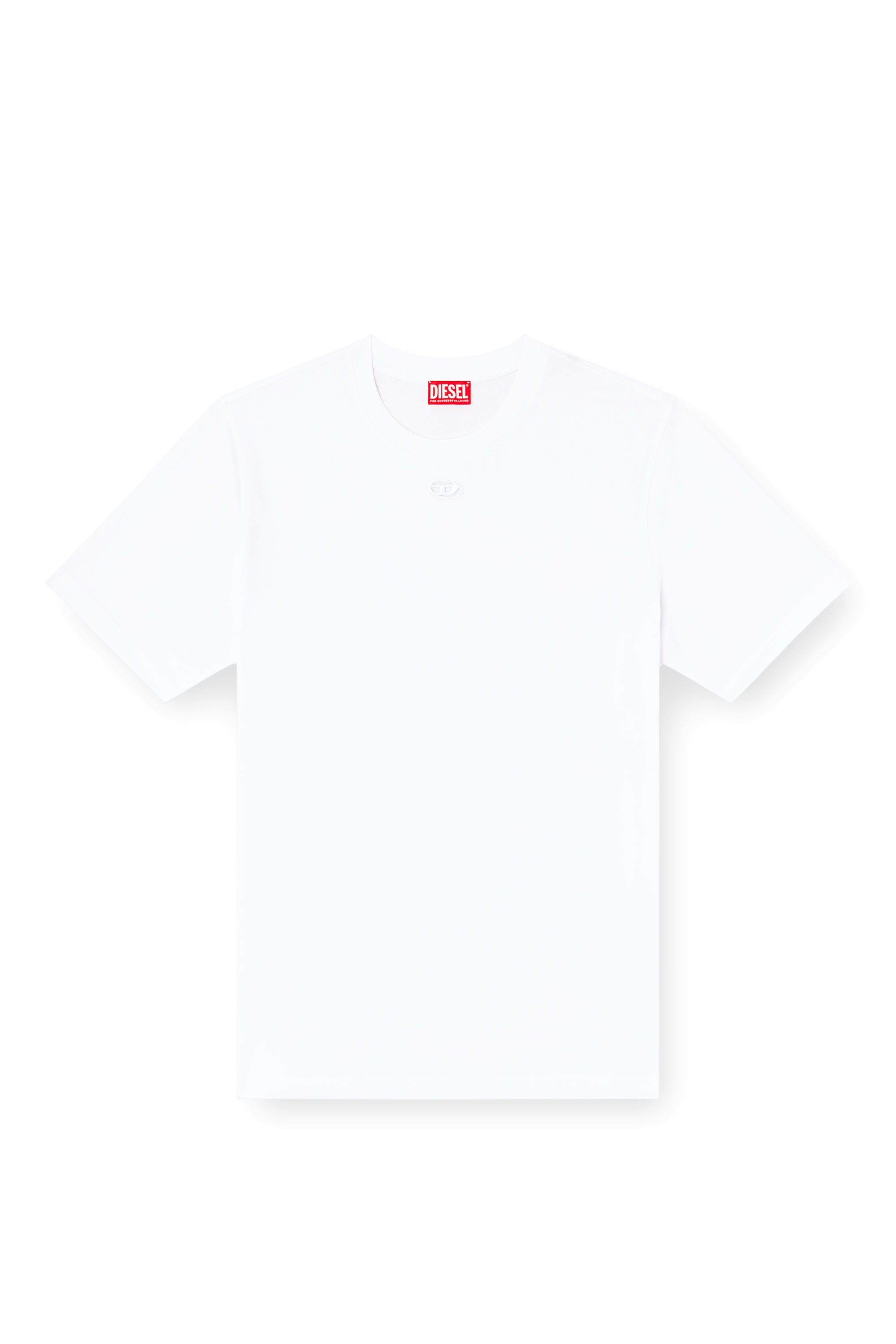 Diesel - T-ADJUST-MAREY, Camiseta con recorte Oval D Hombre in Blanco - 3