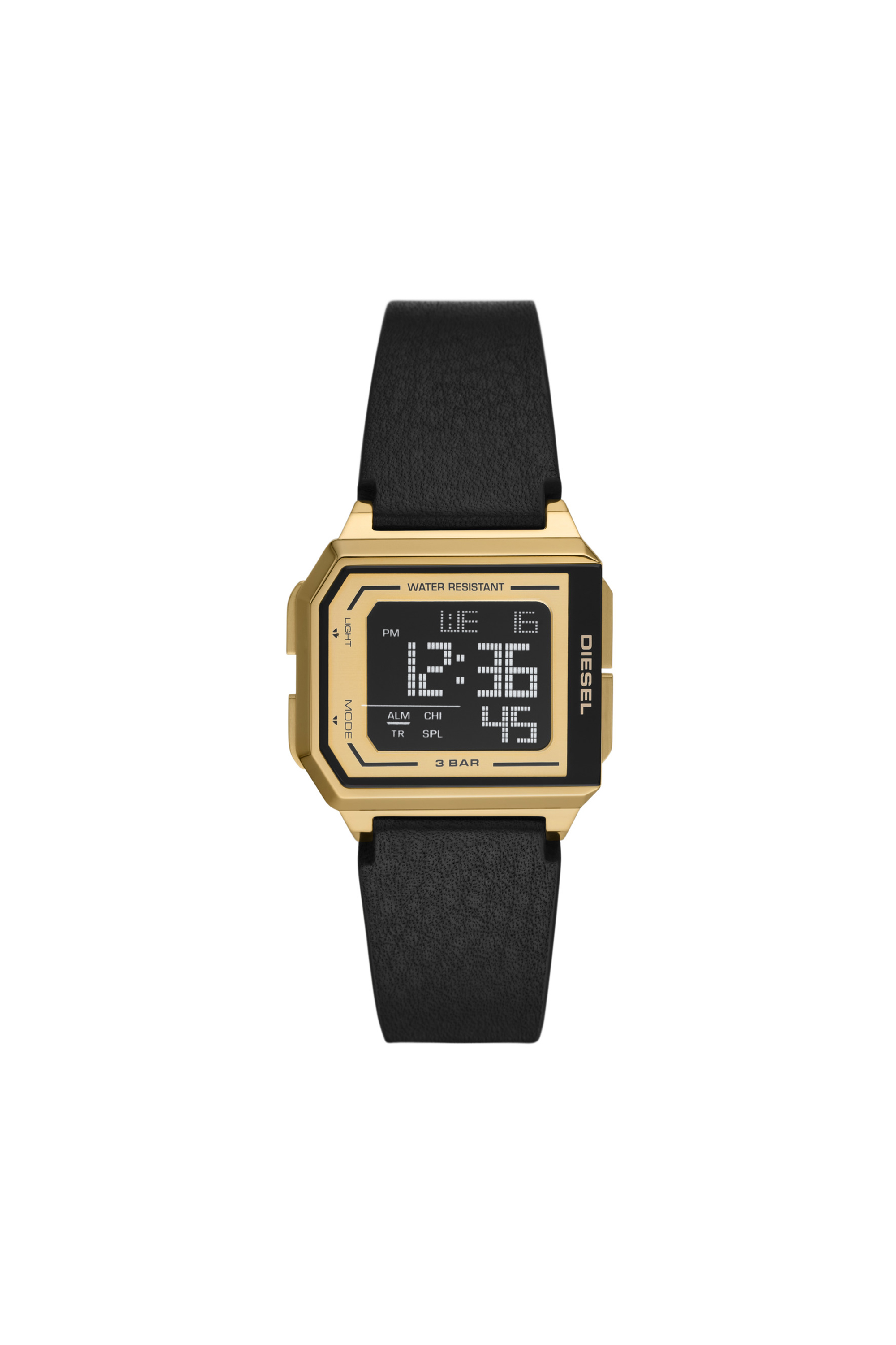 初売りセール DZ1996: Chopped Diesel | watch leather black digital 時計