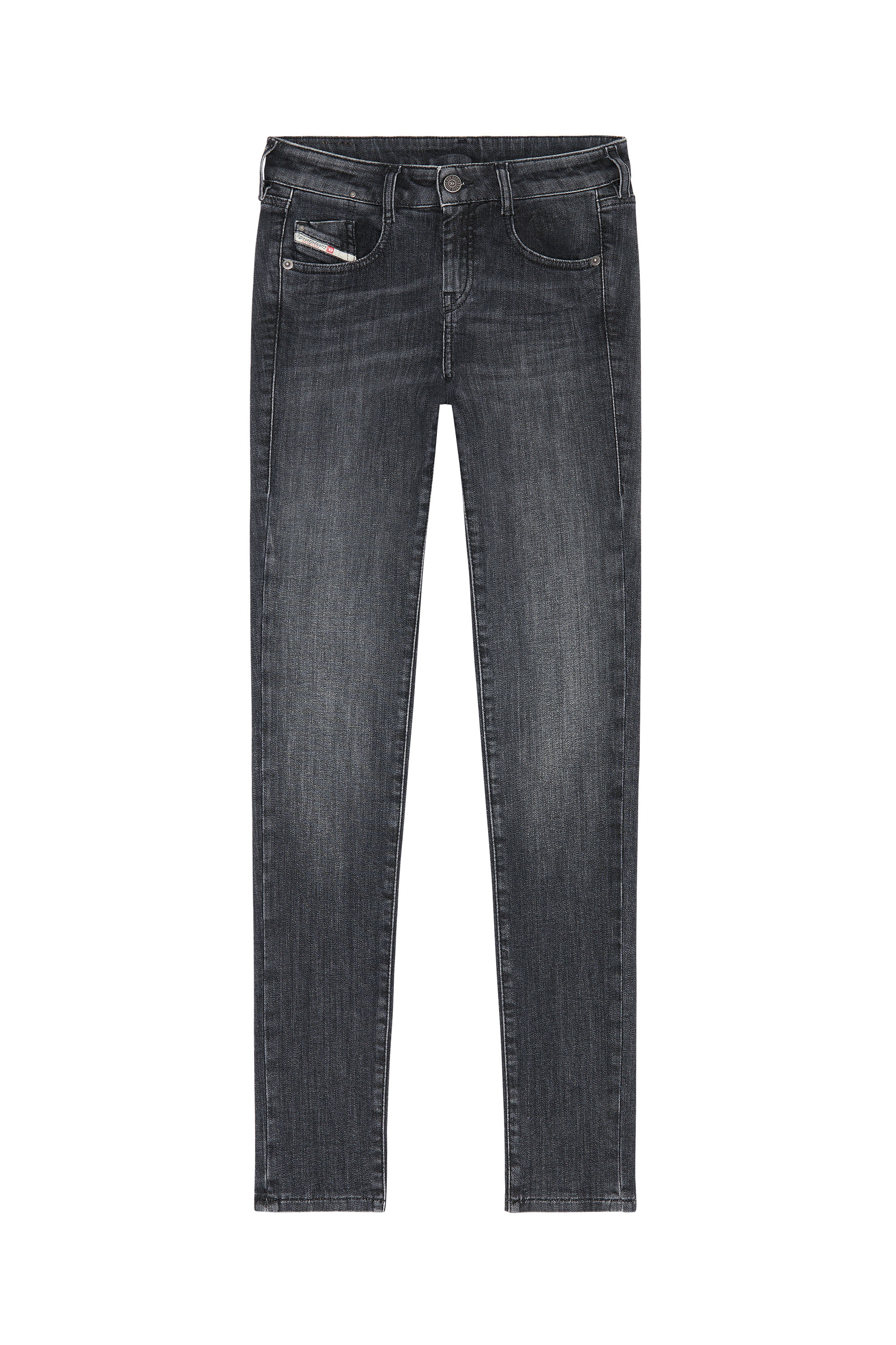 Diesel - D-Ollies JoggJeans® 09D52 Slim, Black/Dark grey - Image 3