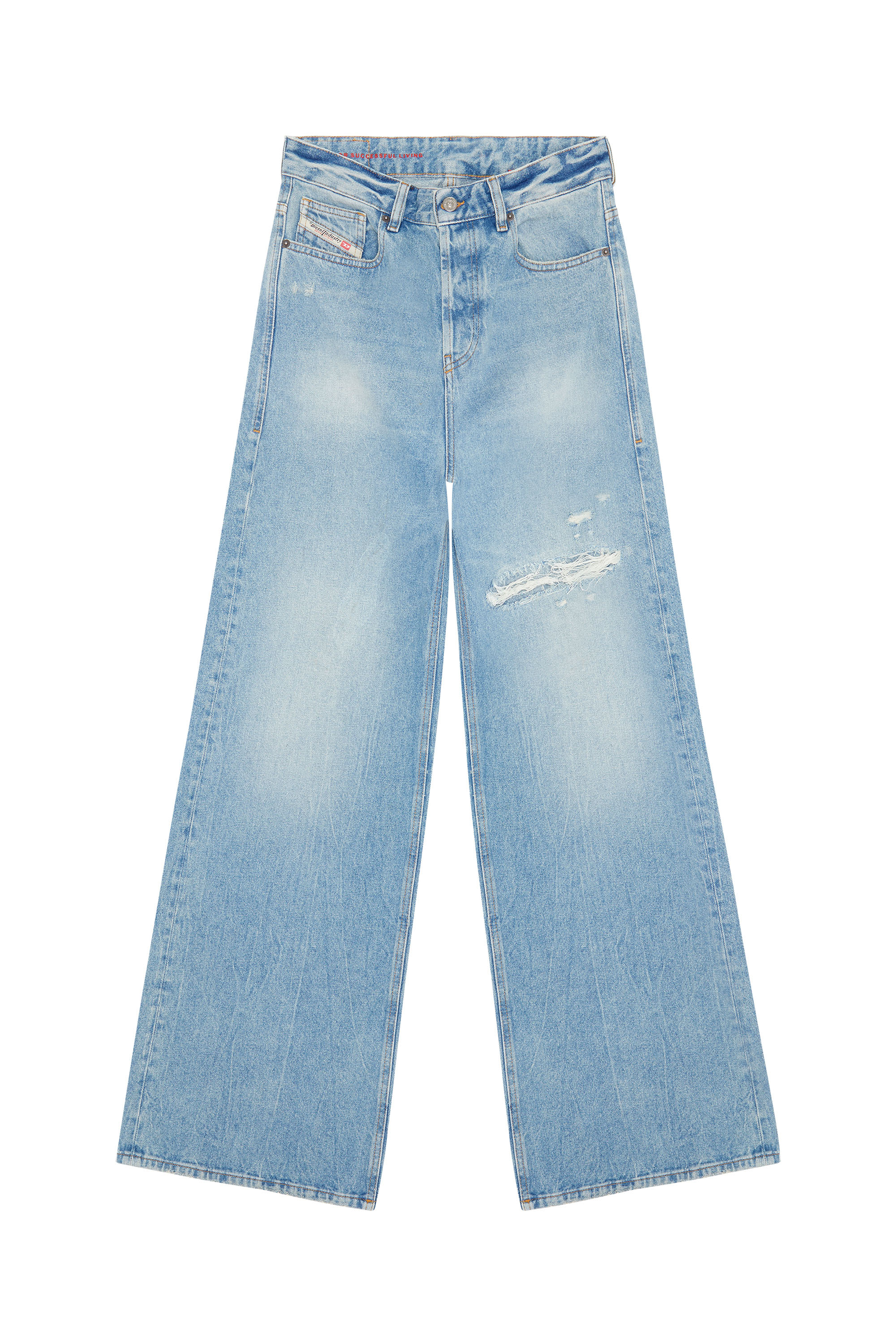 Diesel - Straight Jeans 1996 D-Sire 09E25, Azul Claro - Image 5