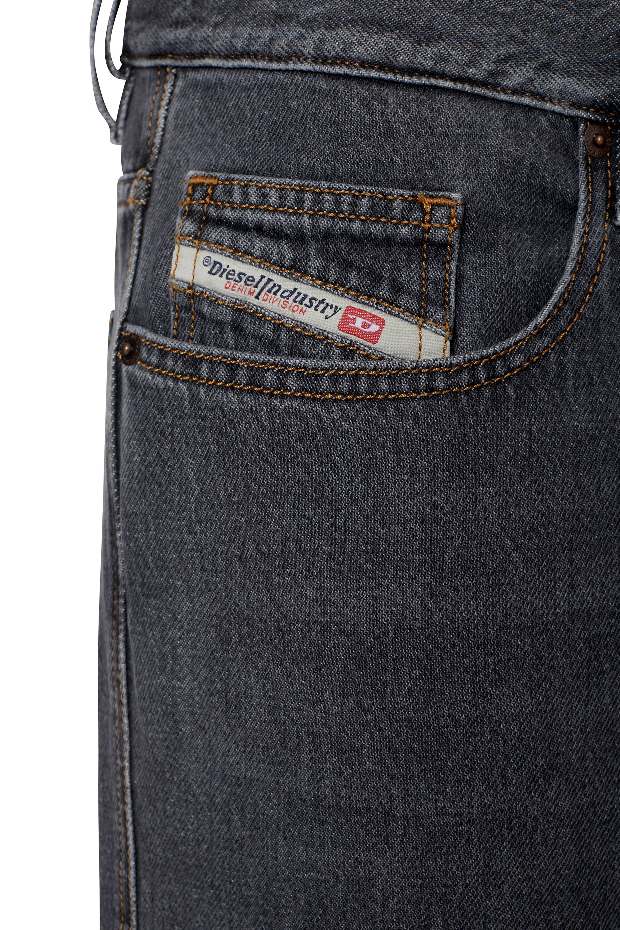 Diesel - Straight Jeans 2020 D-Viker 09B84, Negro/Gris oscuro - Image 4