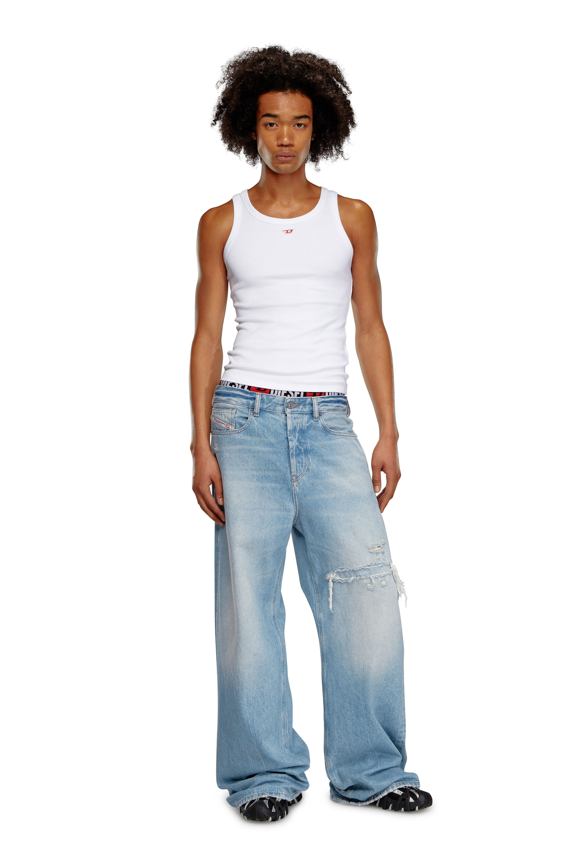 Diesel - Straight Jeans 1996 D-Sire 09E25, Mujer Straight Jeans - 1996 D-Sire in Azul marino - Image 6