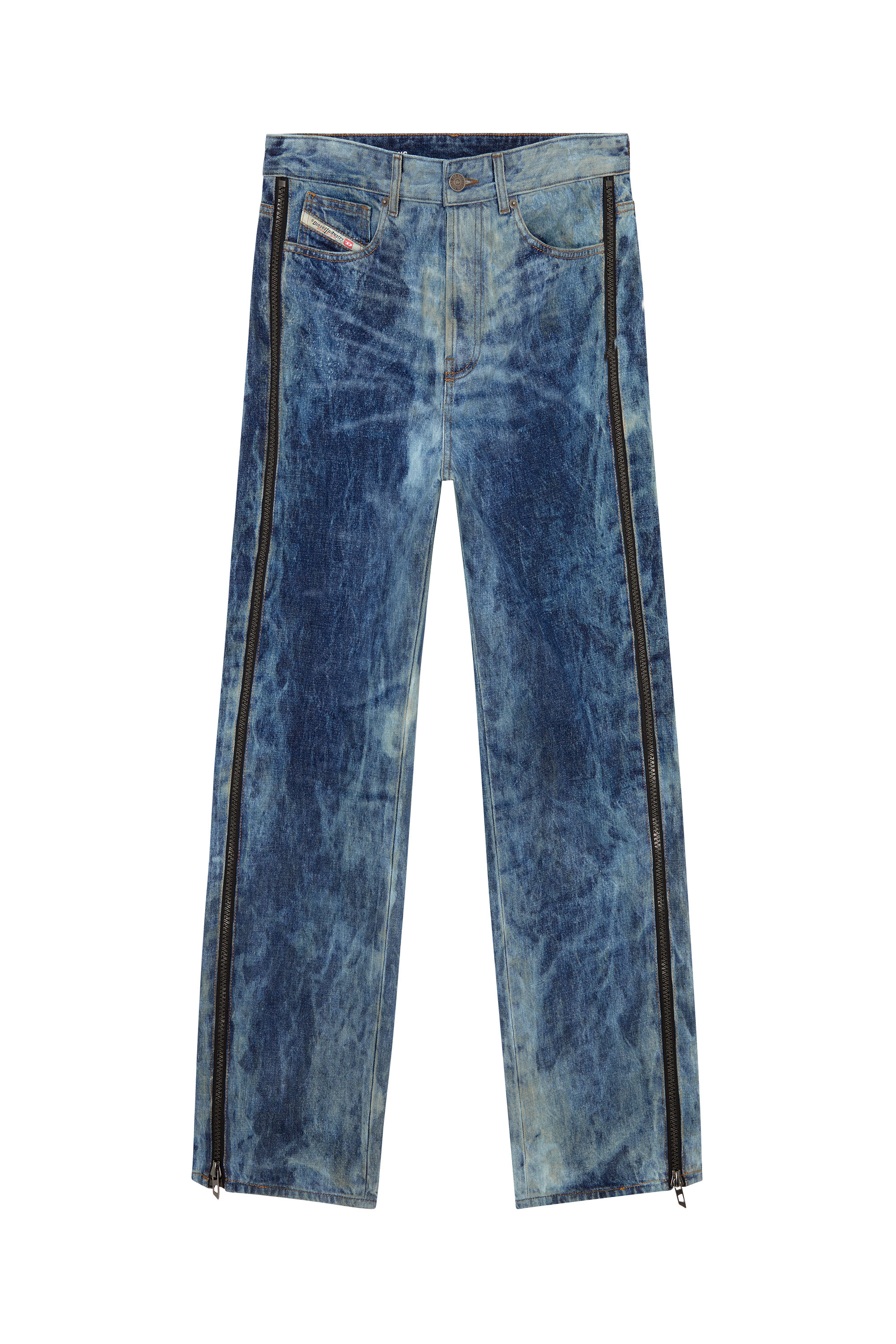 Diesel - Straight Jeans D-Rise 0PGAX, Azul medio - Image 3