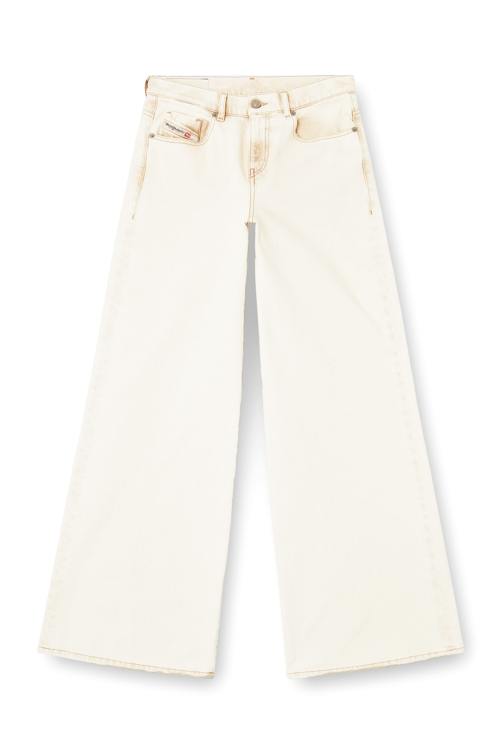 Diesel - Flare Jeans 1978 D-Akemi 09M70 Mujer, Blanco - 3