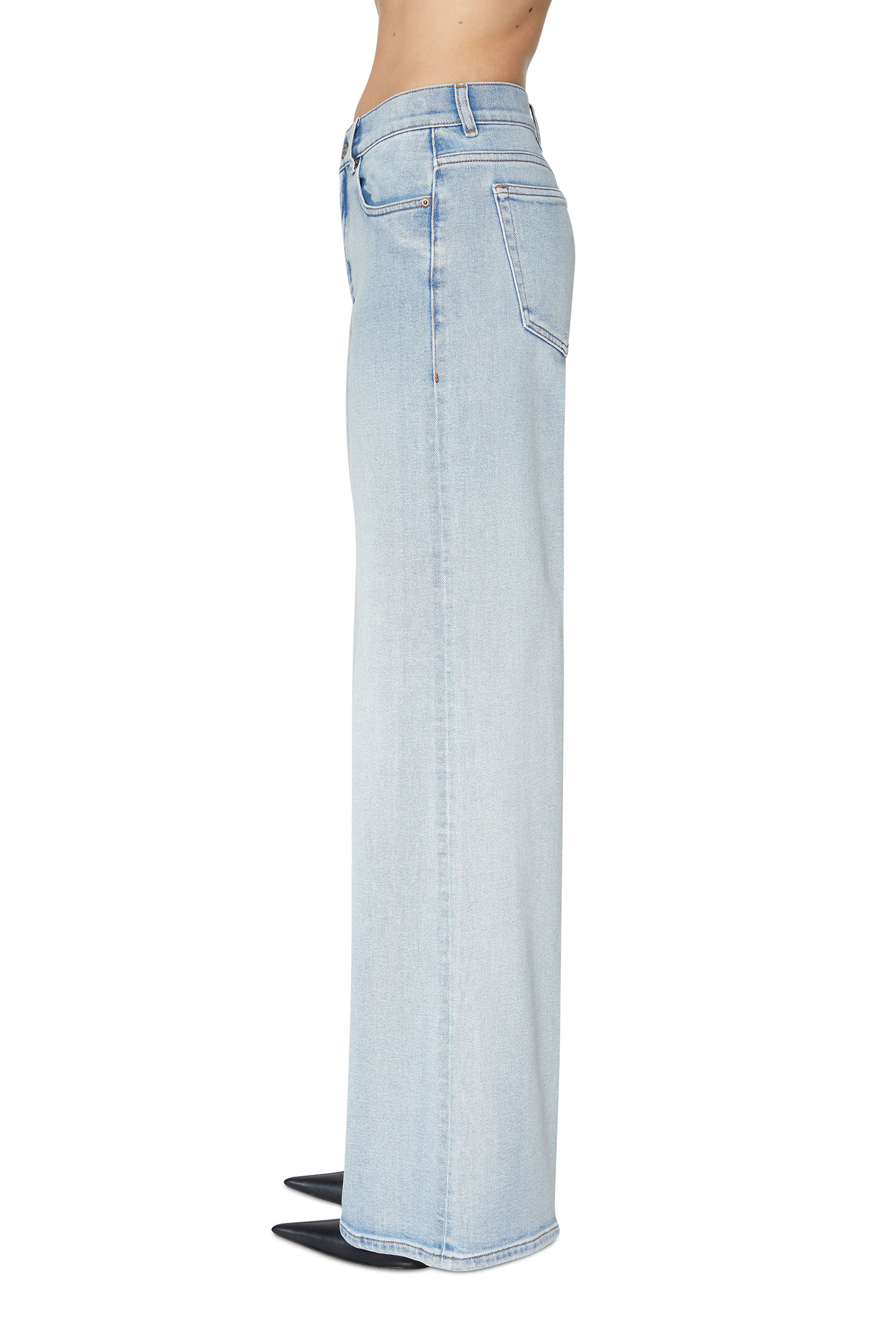 Diesel - 1978 D-Akemi 09C08 Bootcut and Flare Jeans, Light Blue - Image 5