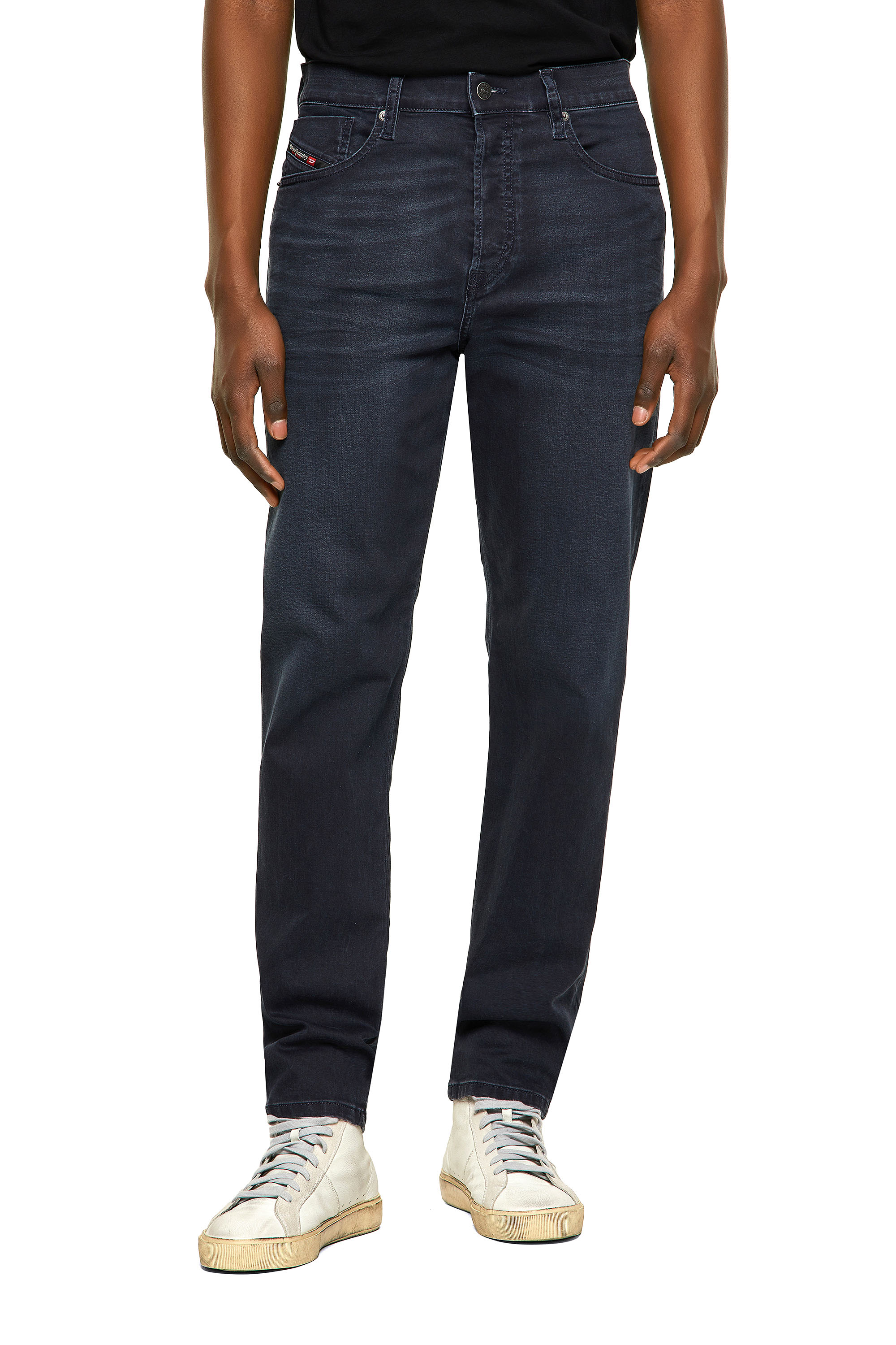 Diesel - 2005 D-FINING 0699P Tapered Jeans, Azul Oscuro - Image 1