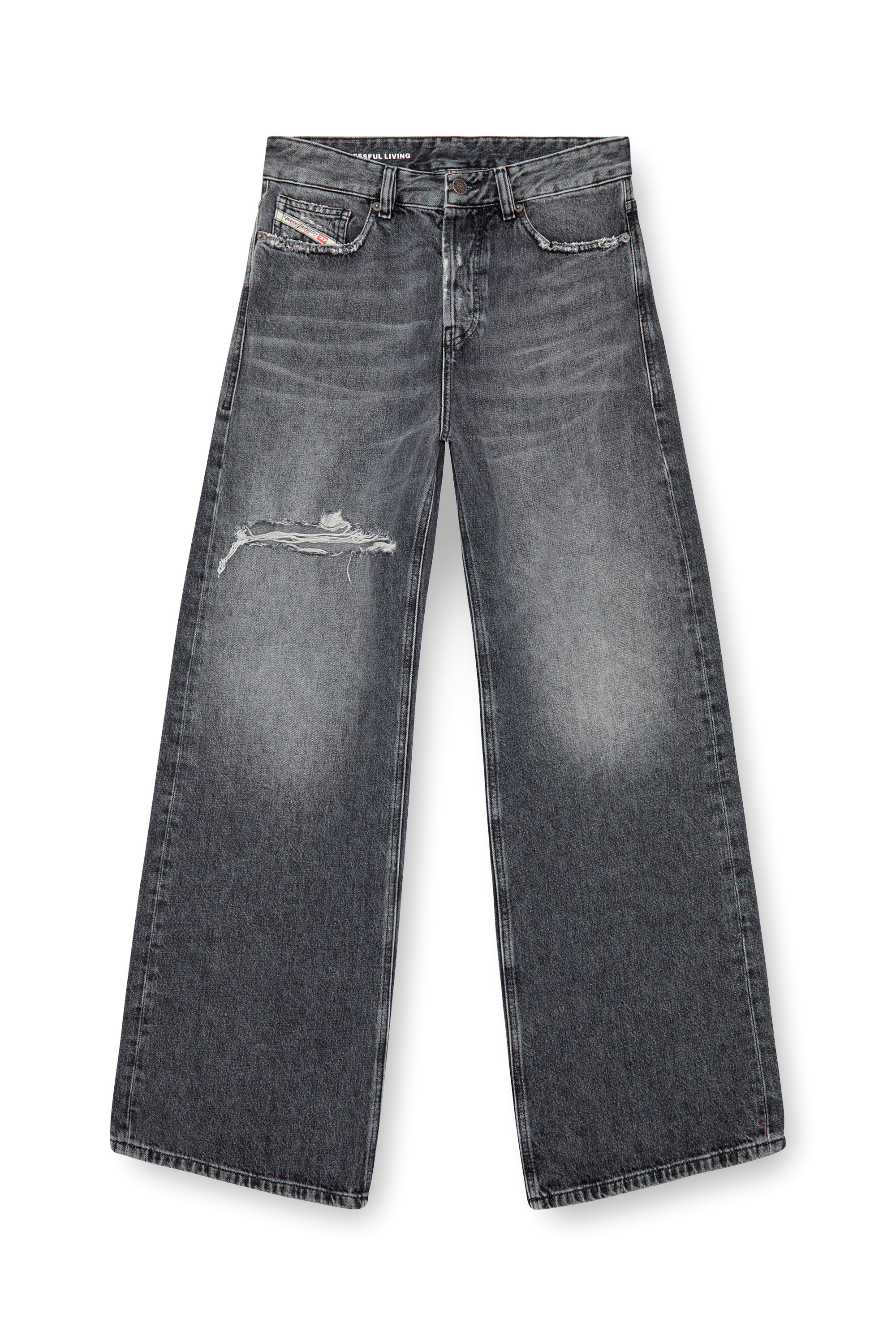 Diesel - Straight Jeans 1996 D-Sire 007X4, Mujer Straight Jeans - 1996 D-Sire in Negro - Image 5