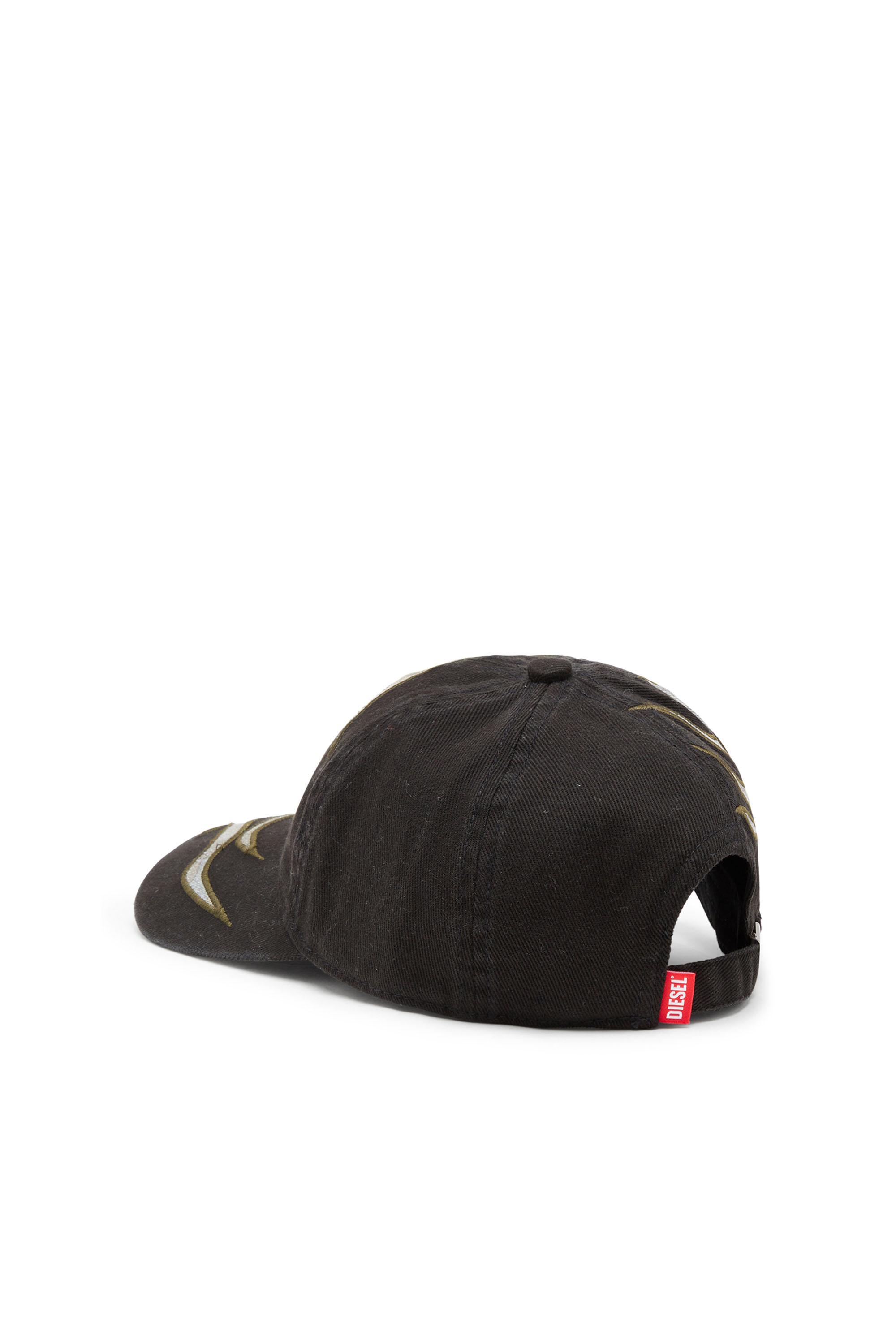 完売品 DIESEL c-Flama CAP キャップ C-FLAMA Baseball cap with camo flames｜マルチカラー｜メンズ