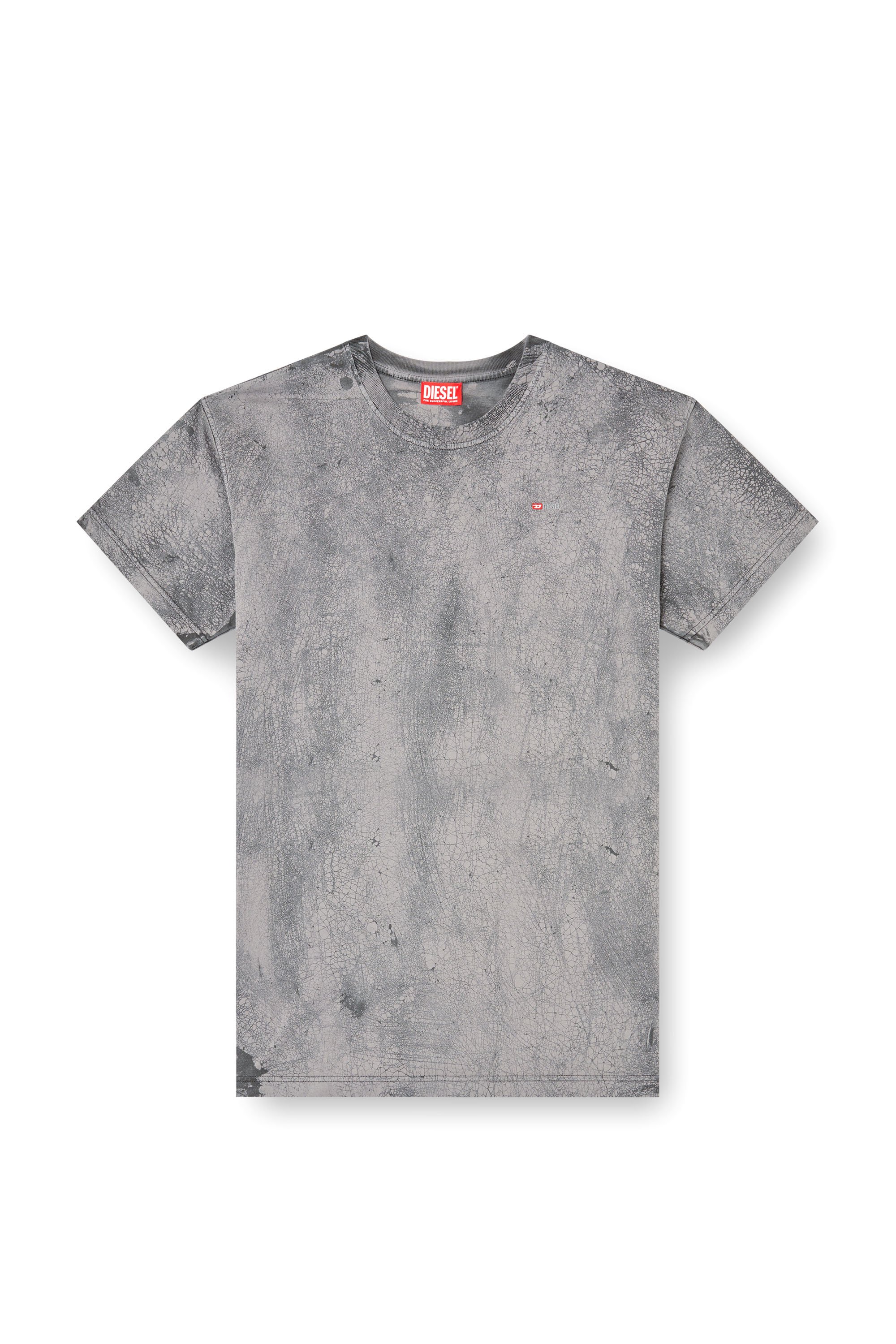 Diesel - T-NORM-T8, Camiseta de punto encerado Hombre in Gris - 3