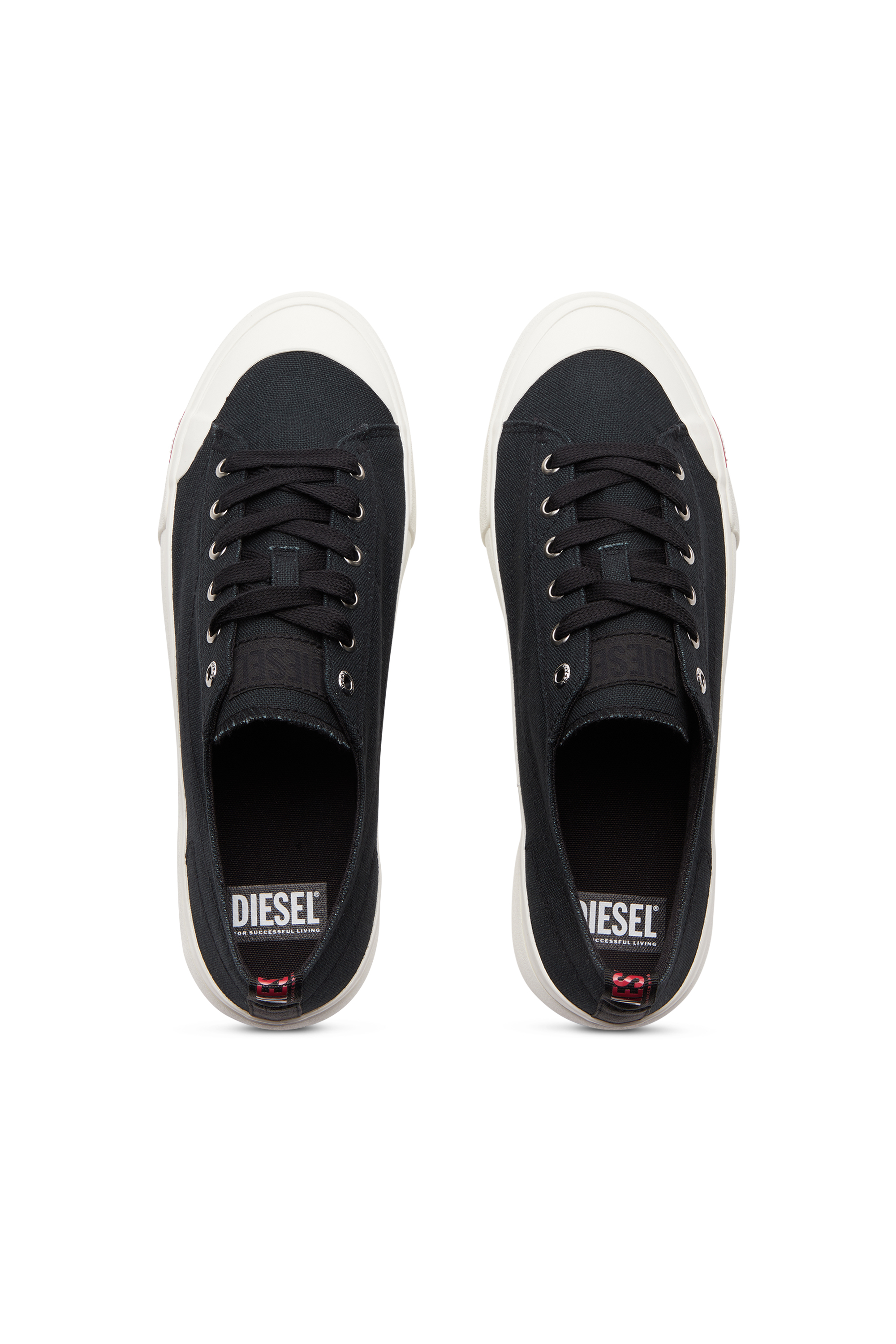 Diesel - S-ATHOS LOW, S-Athos Low-Deportivas altas de lona Hombre in Negro - 5