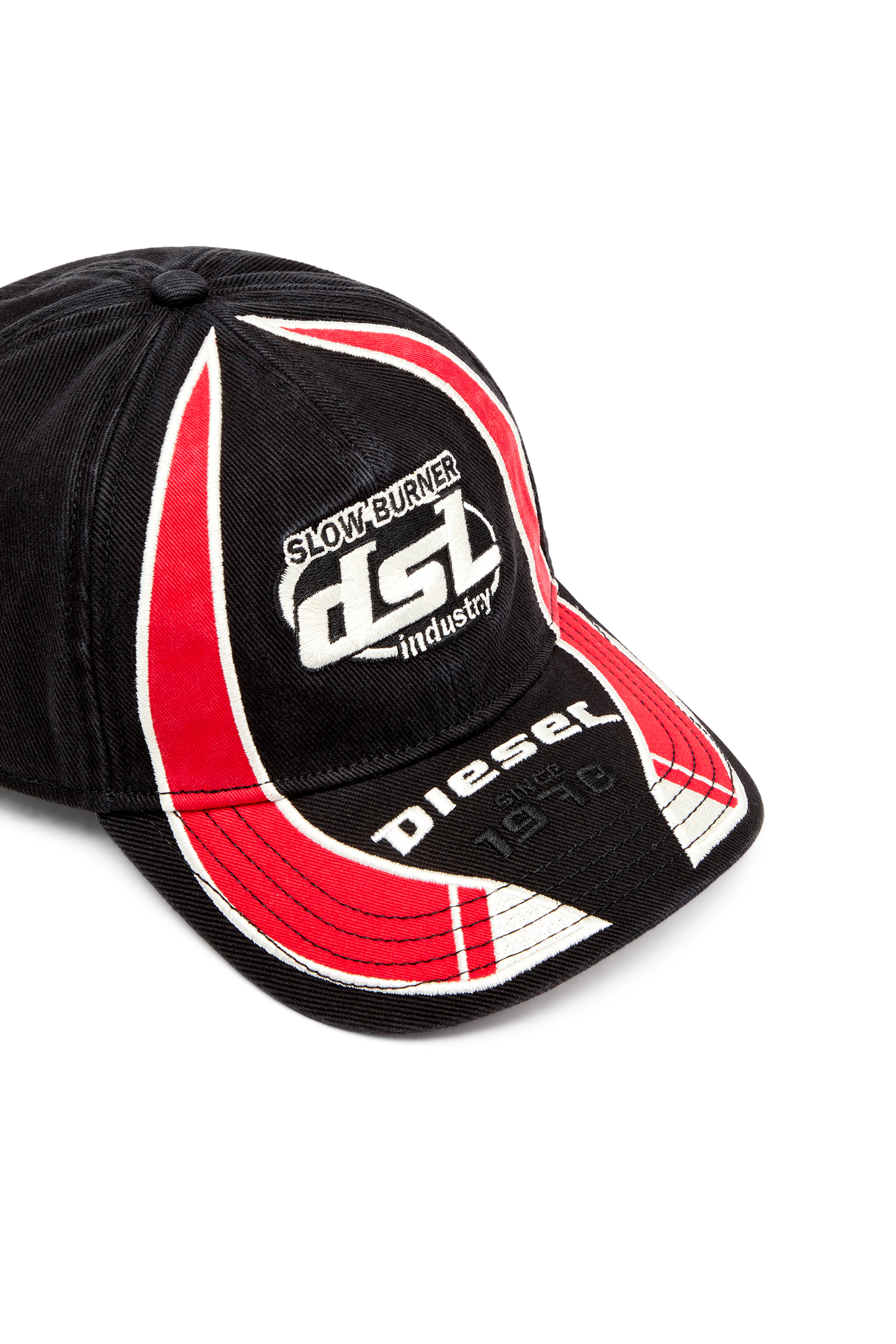 Diesel - C-ARSON, Gorra de béisbol con detalle bordado Hombre in Multicolor - 3