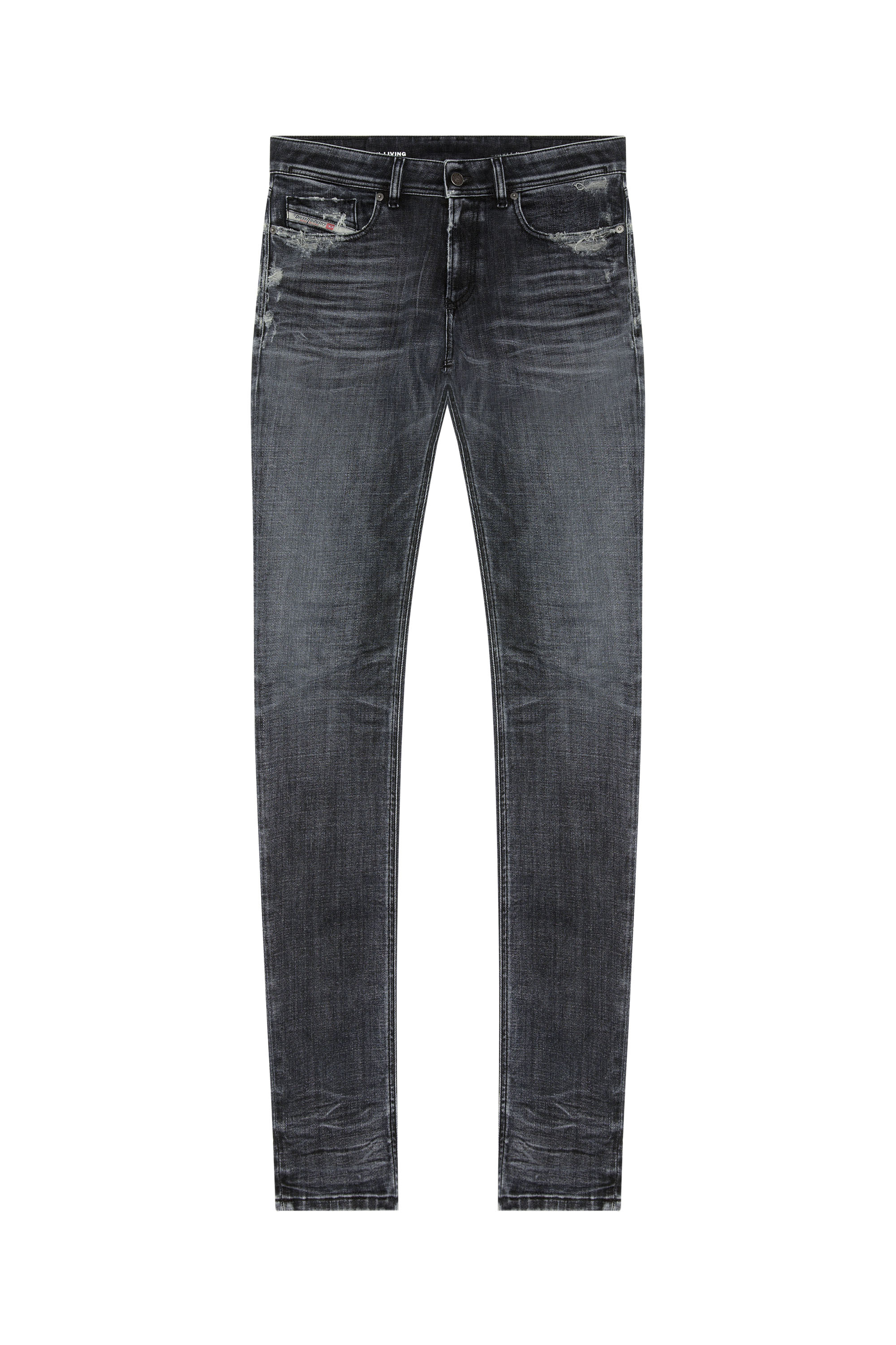 Diesel - Skinny Jeans 1979 Sleenker 09G37, Negro/Gris oscuro - Image 1