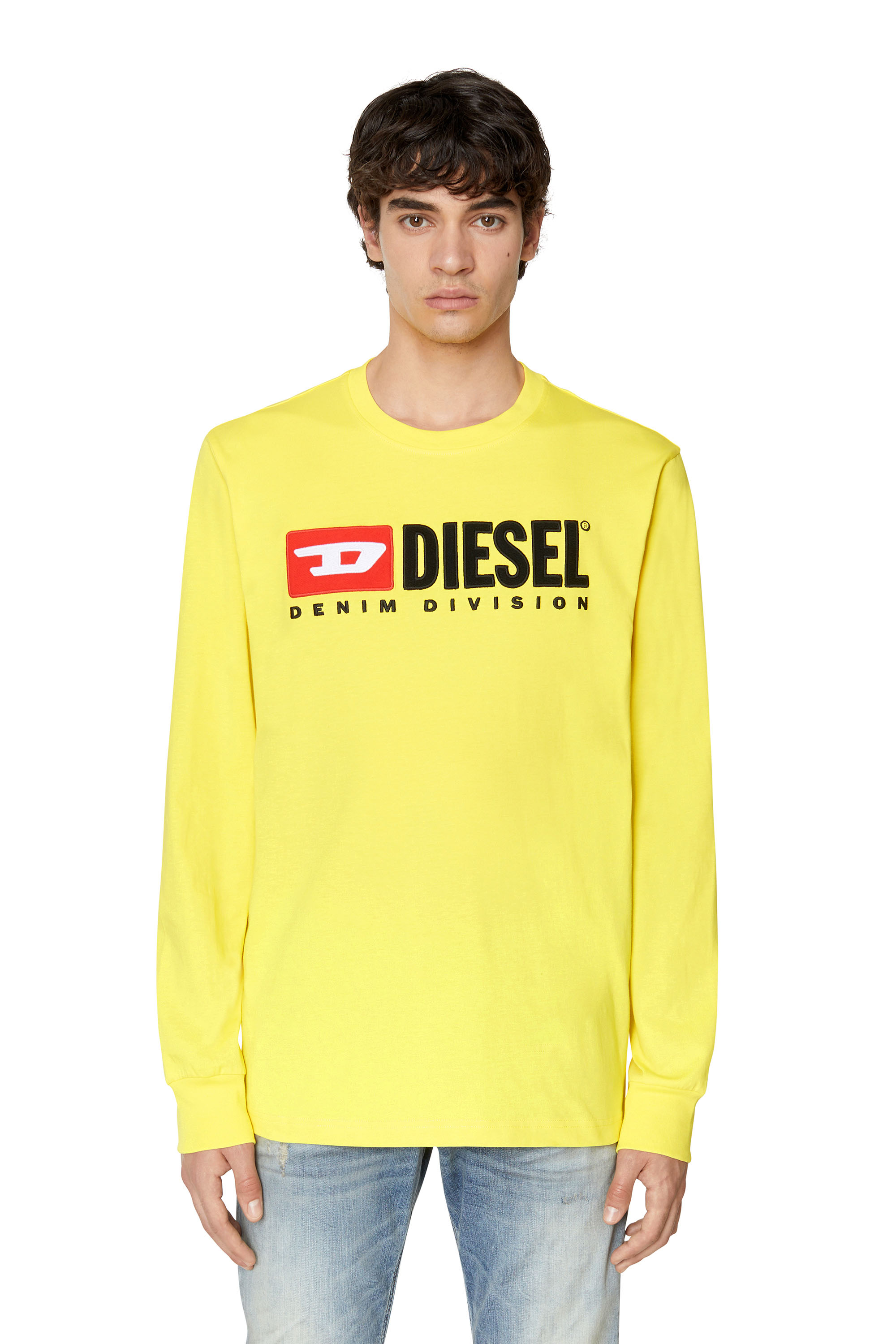 Diesel - T-JUST-LS-DIV, Yellow - Image 2