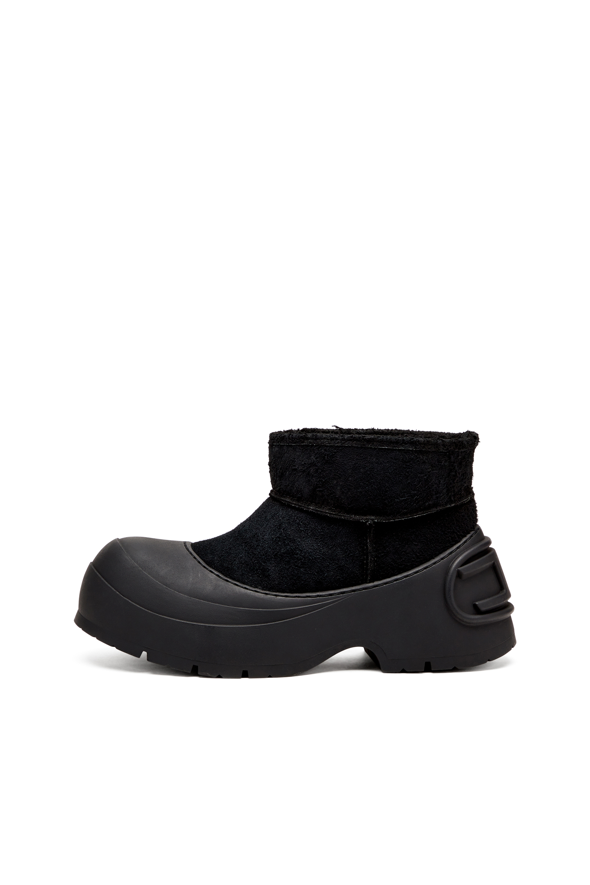 Diesel - D-DONALD MONTONE, Botines gruesos con suela dentada Hombre in Negro - 7