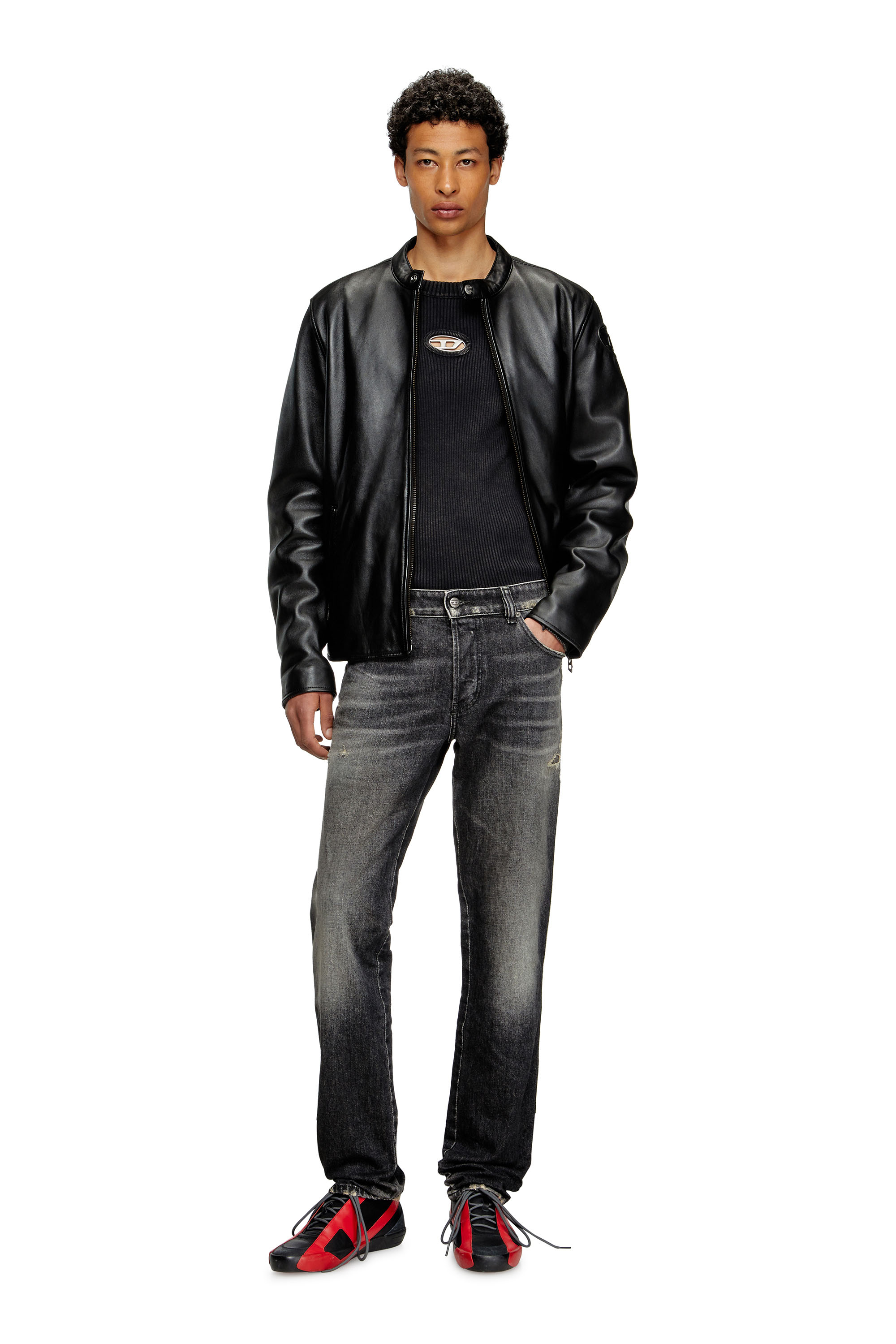 Diesel - Slim Jeans 1993 D-Vyl 09M54 Hombre, Negro/Gris oscuro - 2