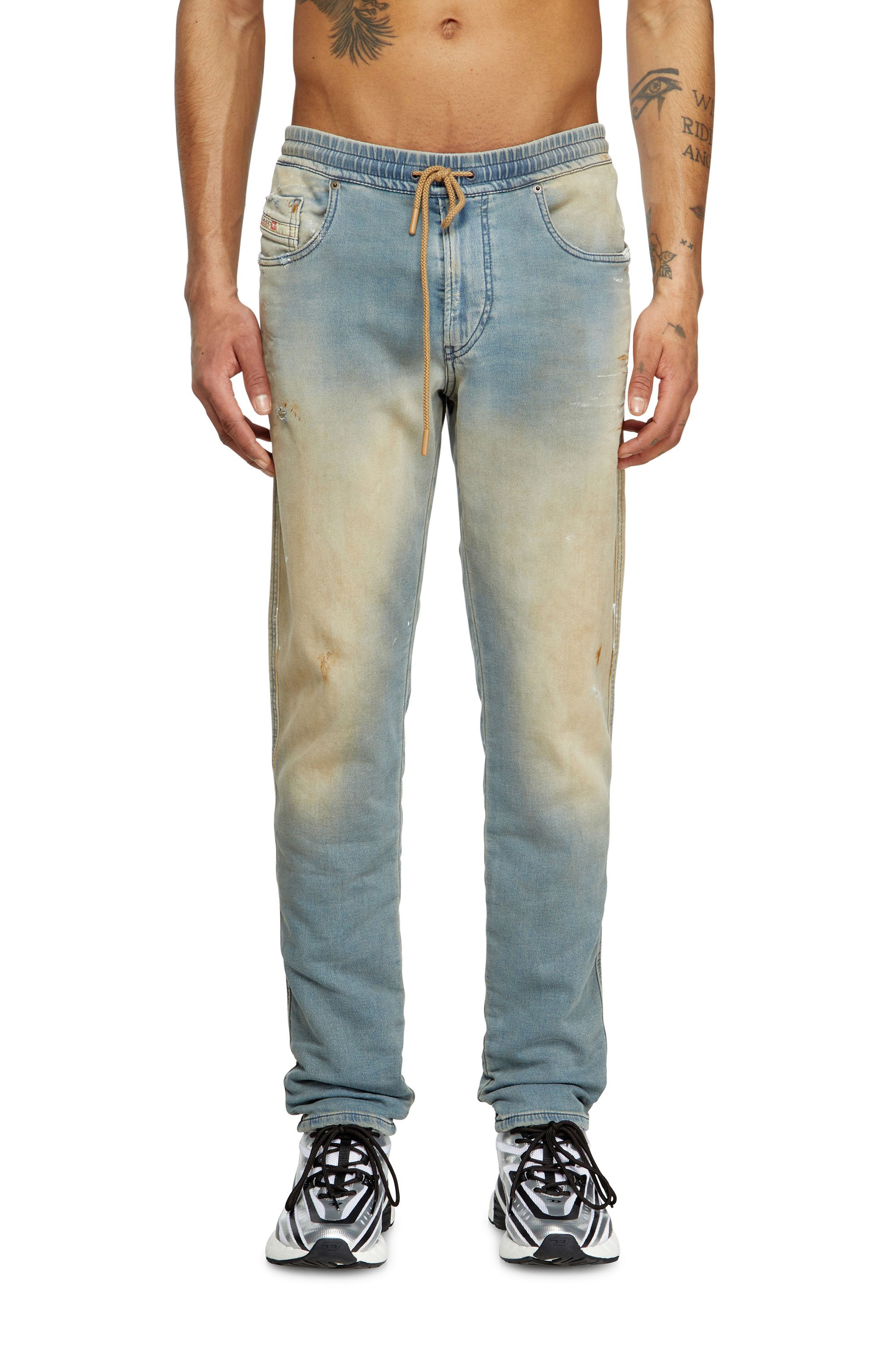 Diesel - Slim 2060 D-Strukt Joggjeans® 068QL Hombre, Azul Claro - 1