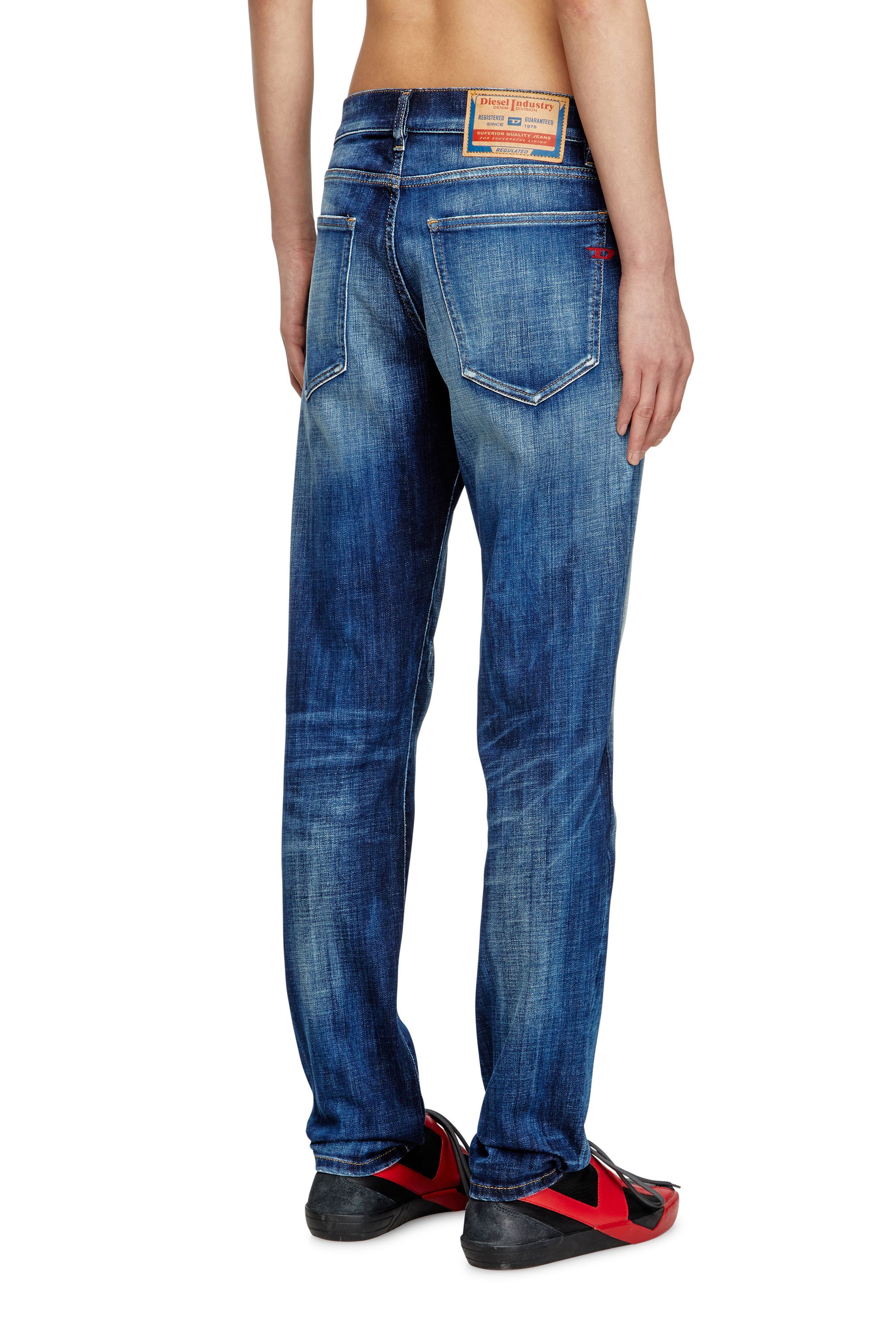 Diesel - Slim Jeans 2019 D-Strukt 09M17 Hombre, Azul Oscuro - 4