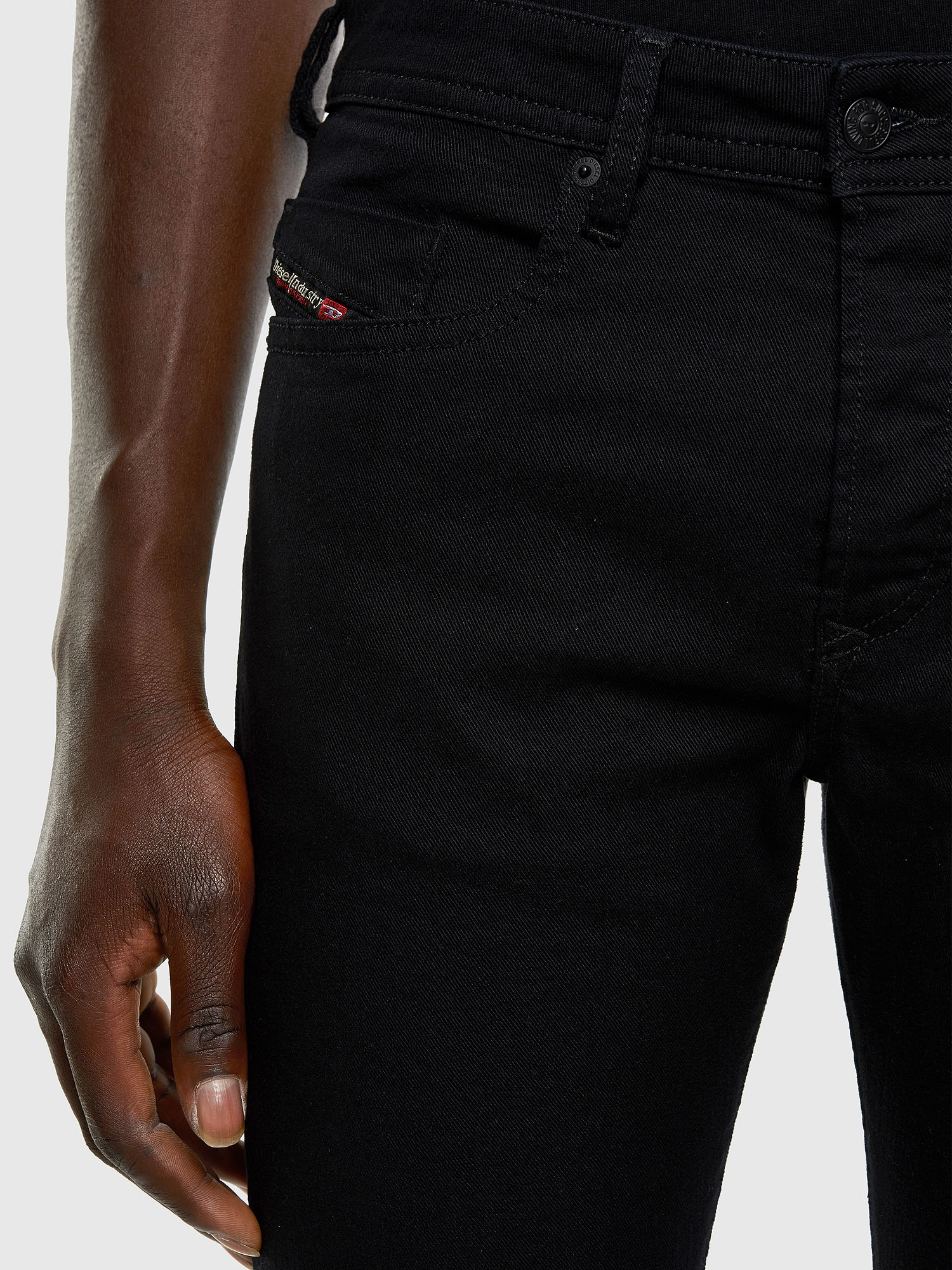 diesel buster tapered jeans black