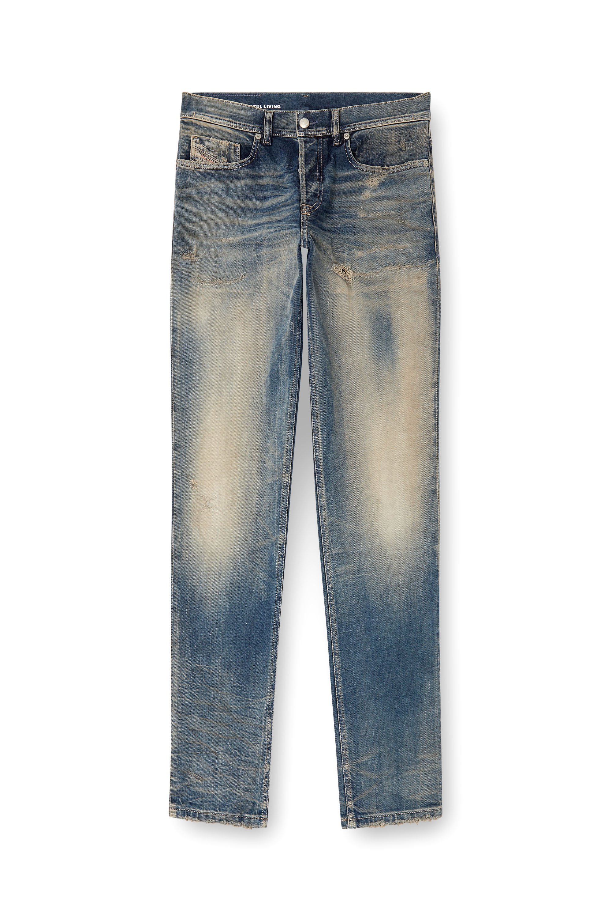 Diesel - Regular Jeans 2023 D-Finitive 09M18 Hombre, Azul medio - 3