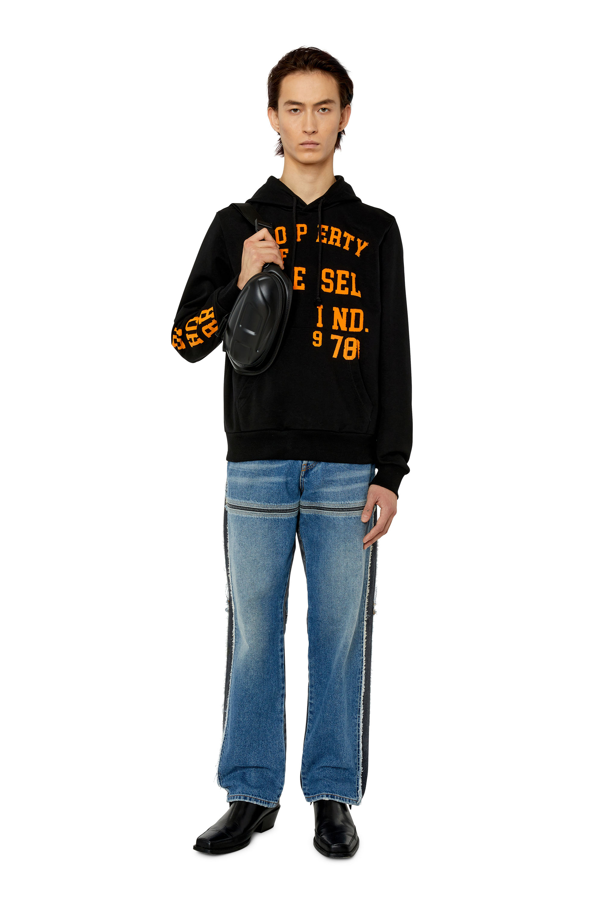 Diesel - S-GINN-HOOD-K32, Black - Image 4