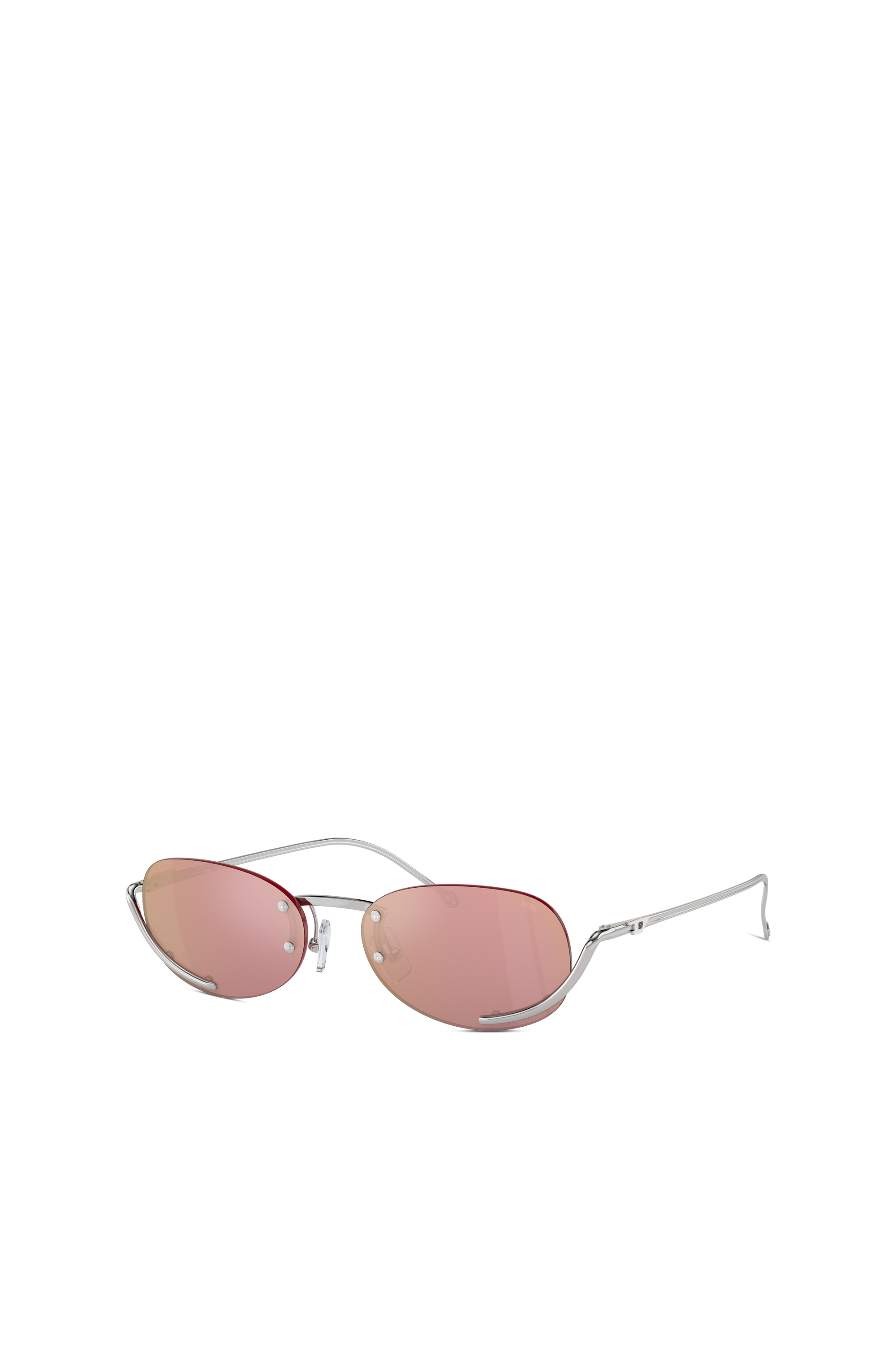 Diesel - 0DL1004, Gafas ovales Unisex in Rosa - 4