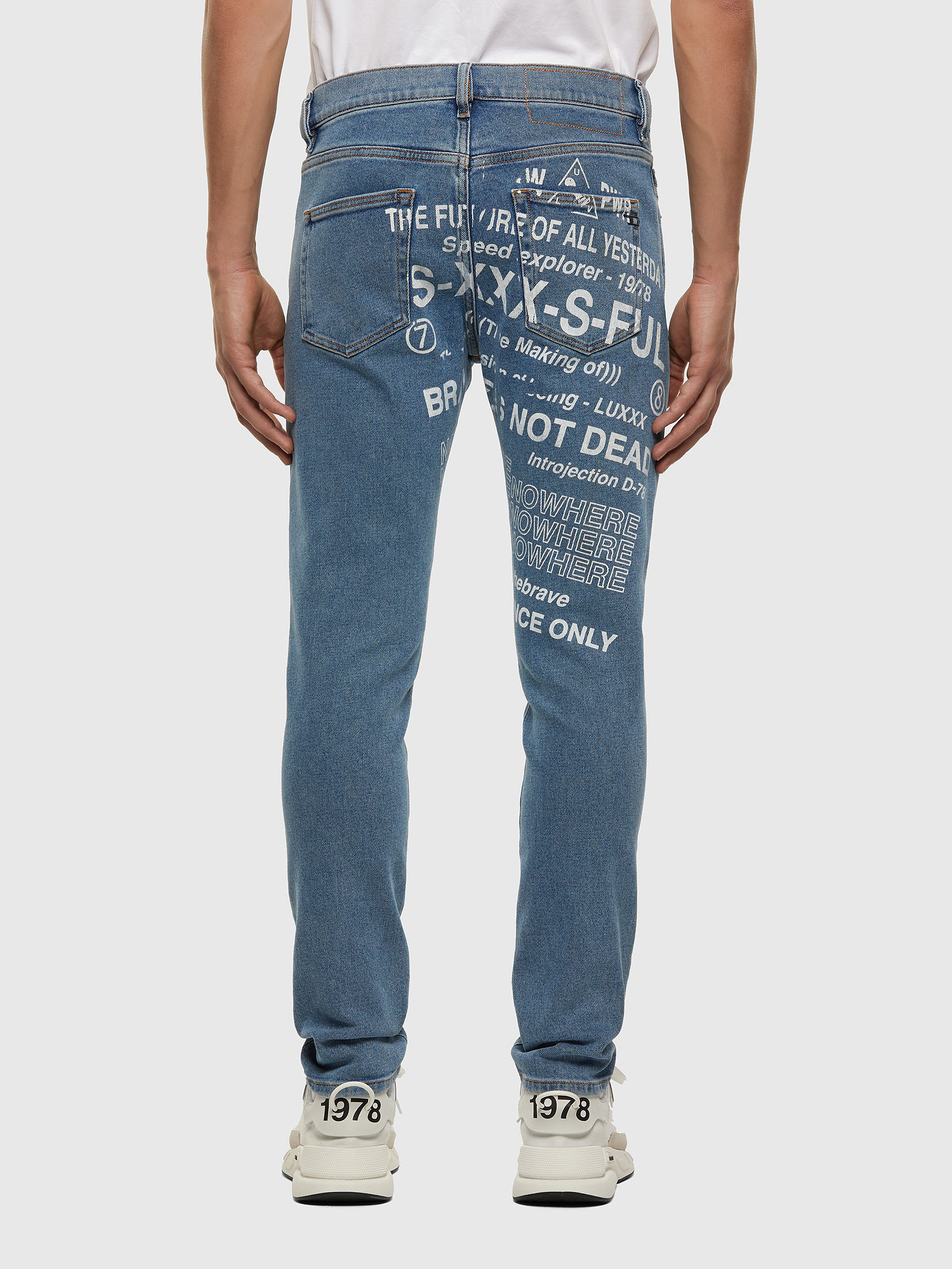 D-Strukt 009DX Man: Slim Colored Jeans | Diesel