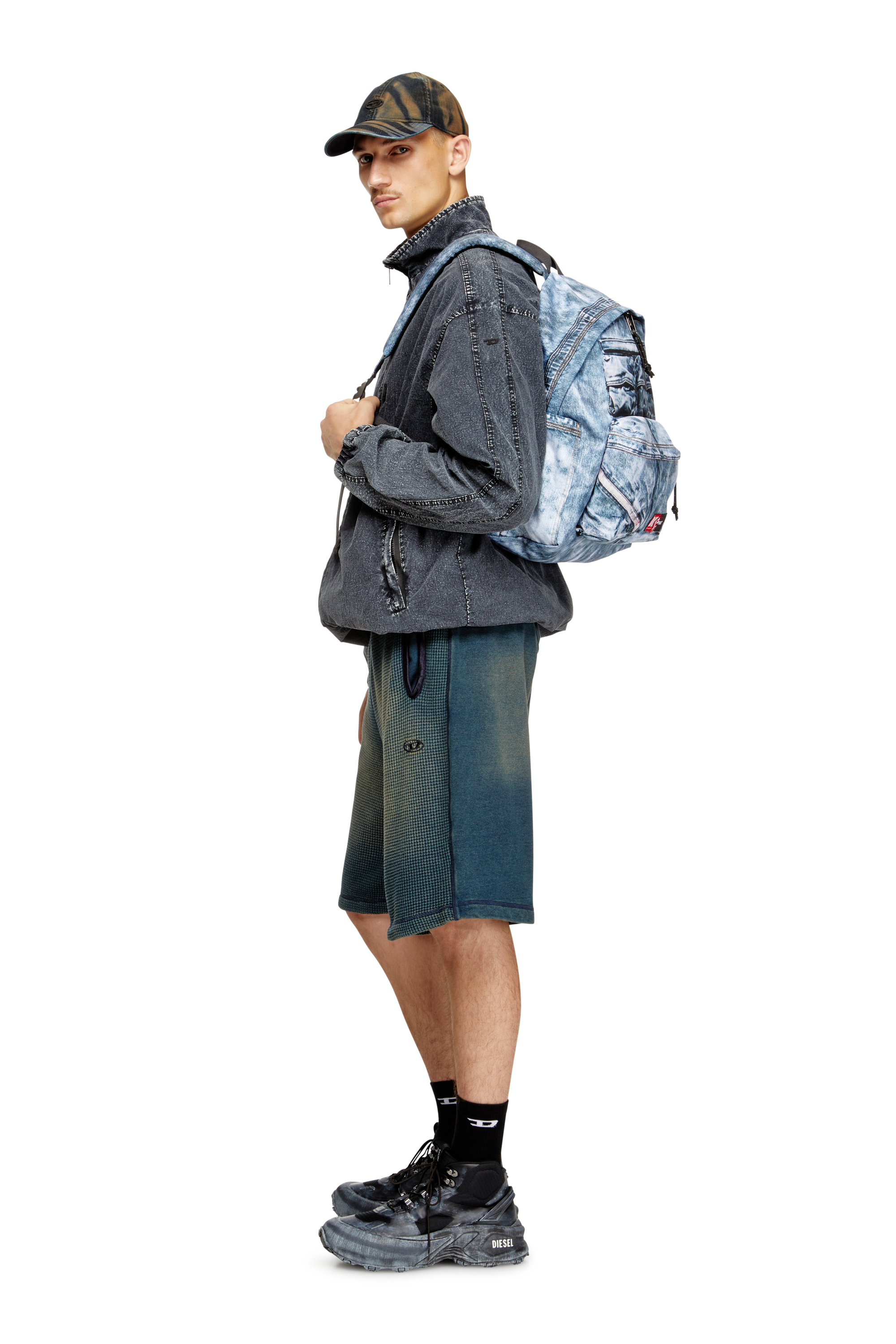 Diesel - DIESEL DAY PAK'R, Mochila en denim trampantojo Unisex in Azul marino - 2