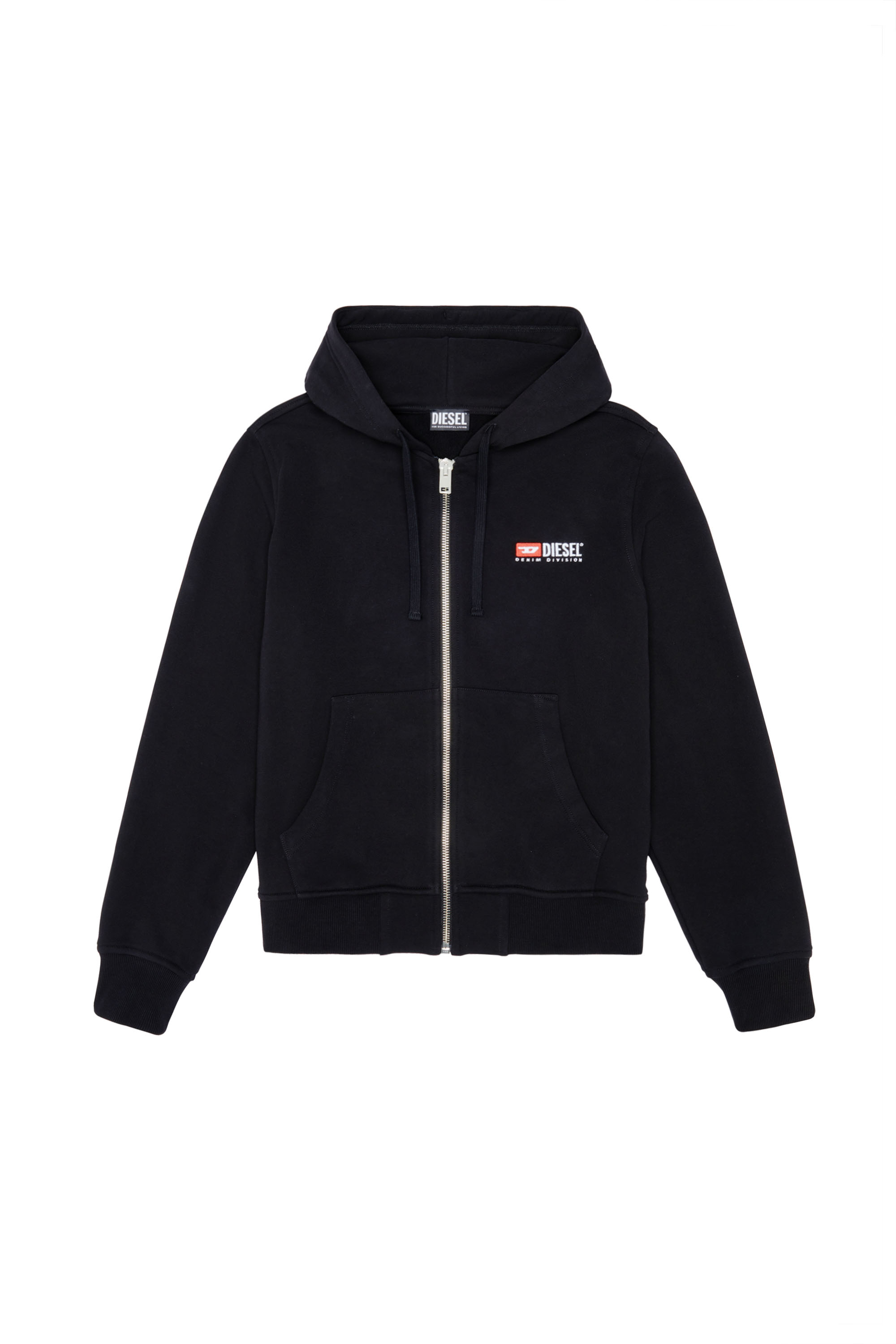 DIESEL Zip-Up Denim Hoodie