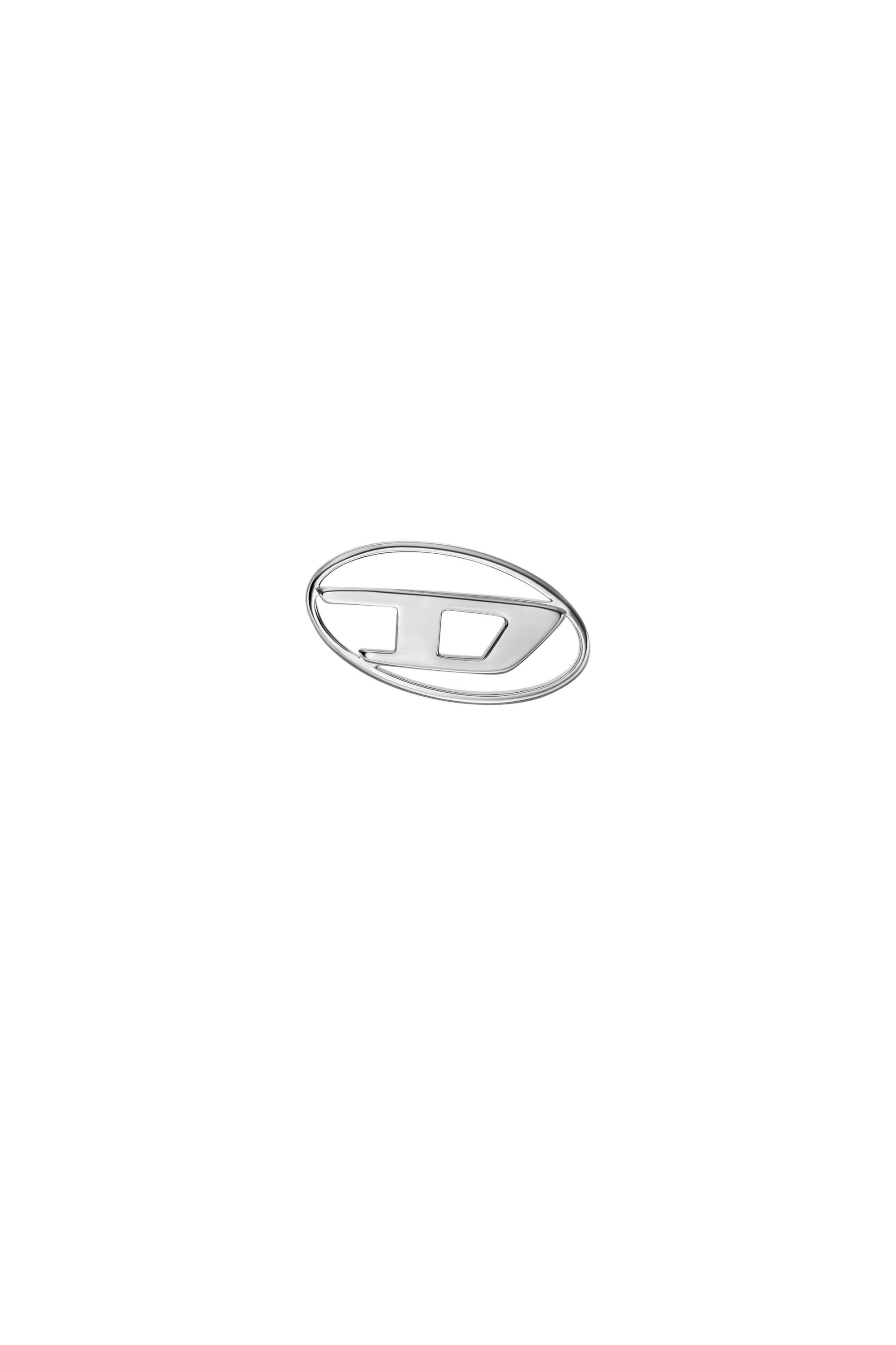 Diesel - DX1502, Unisex Stainless steel stud earring in Silver - Image 3