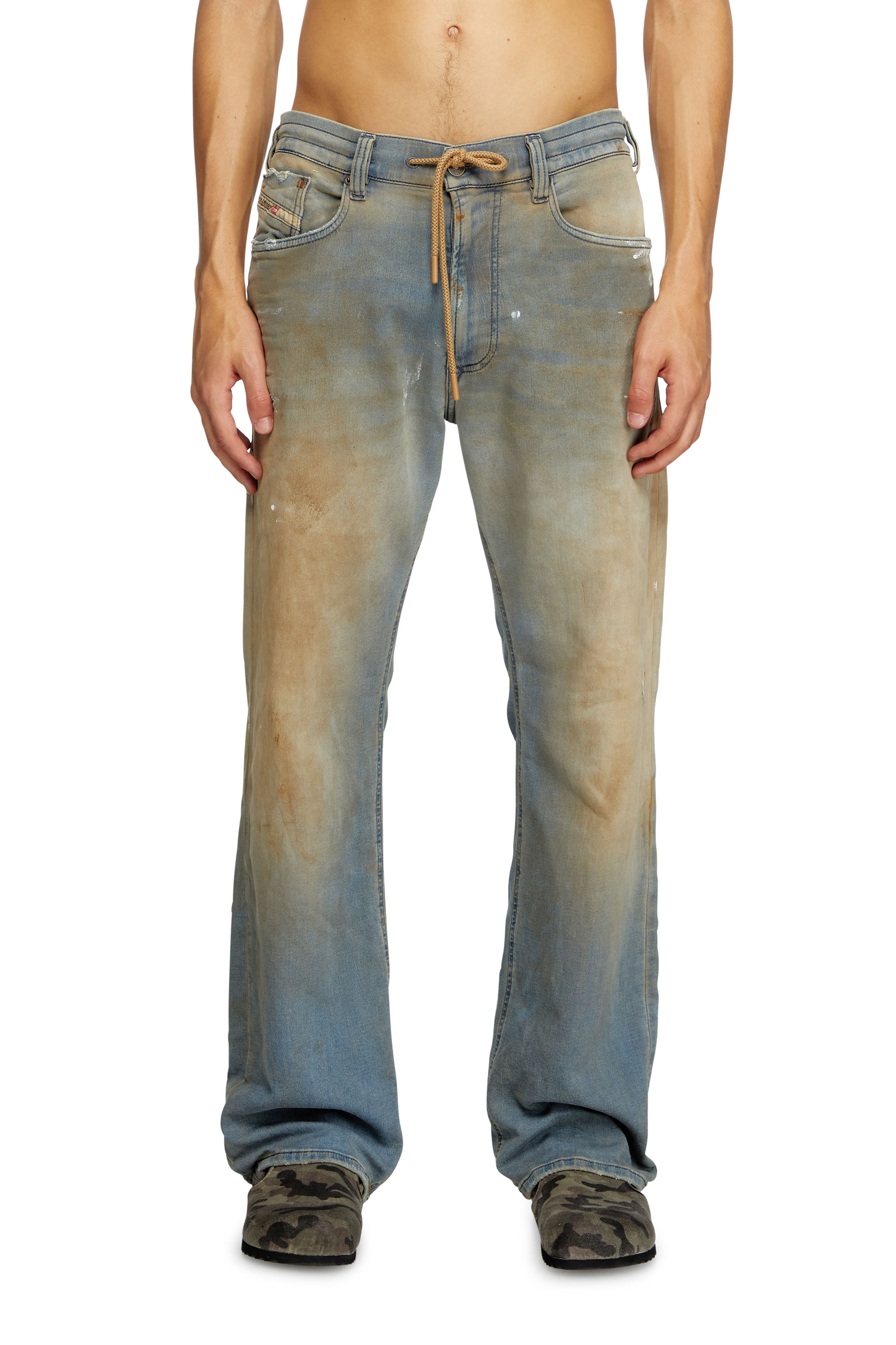 Diesel - Man's Relaxed 2080 D-Reel Joggjeans® 068QL, Light Blue - 2