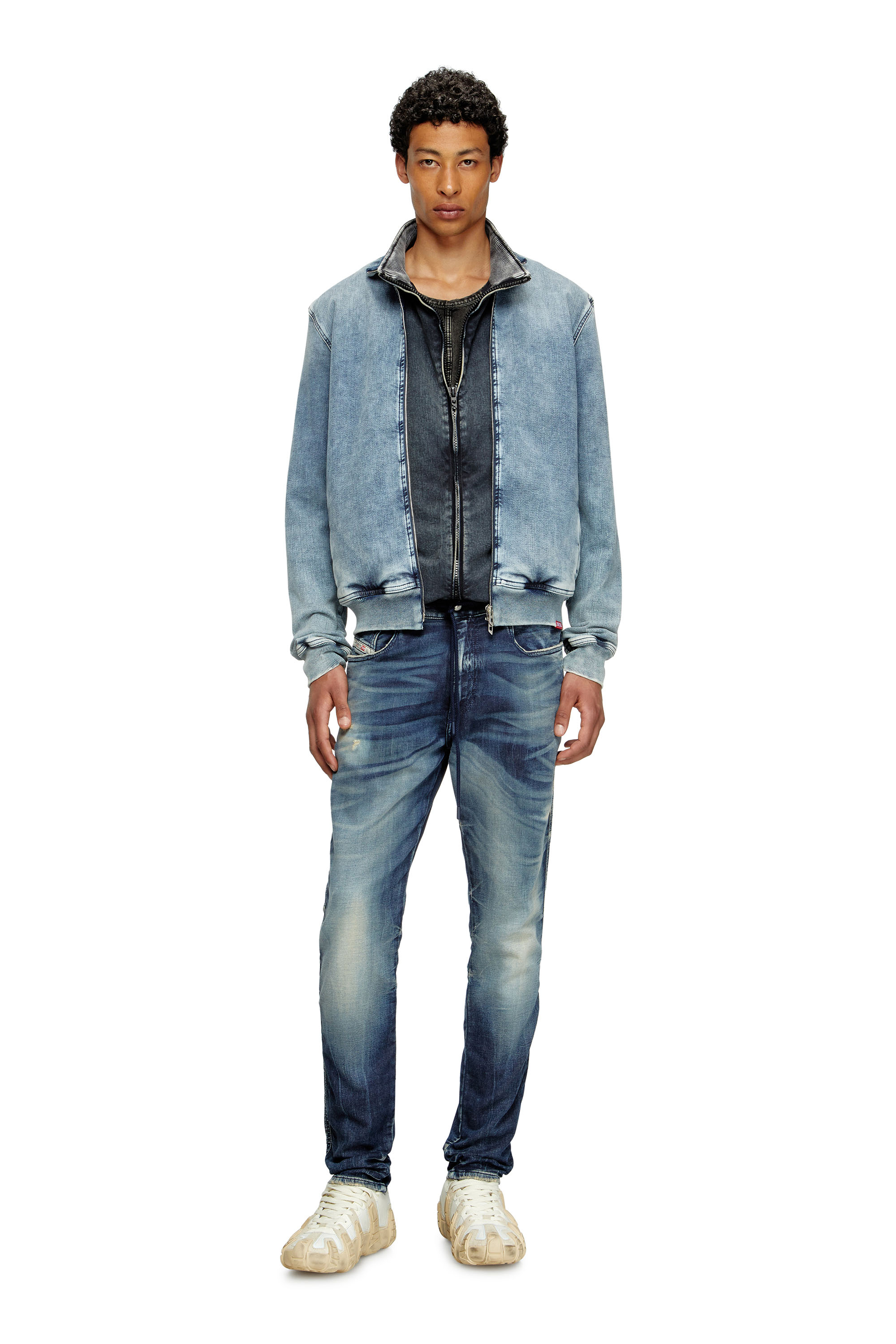 Diesel - Slim 2062 D-Strukt Joggjeans® 068RZ Hombre, Azul Oscuro - 2