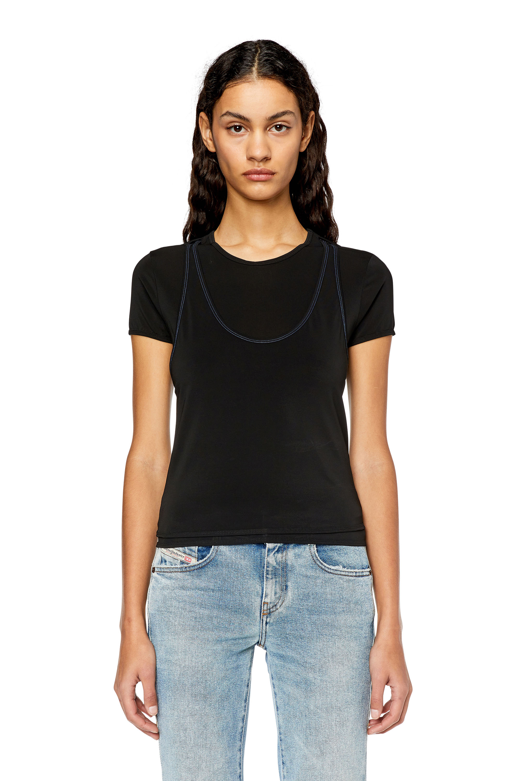 ★OY★DOLLY STAR LOGO CROPPED TEE - BLACK★正規品/直送料込 OY (오와이) Ι OPENYARD